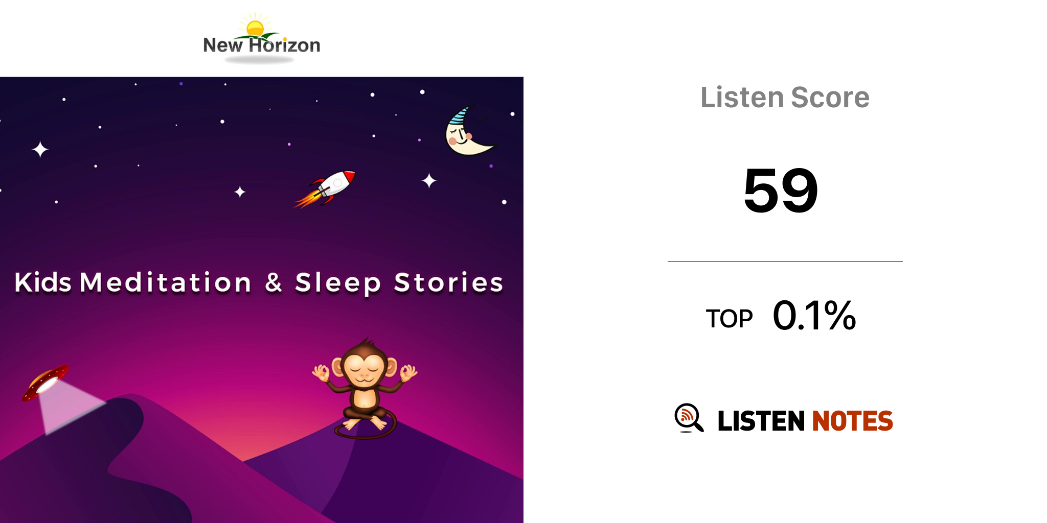 Kids Meditation & Sleep Stories (podcast) New Horizon Listen Notes