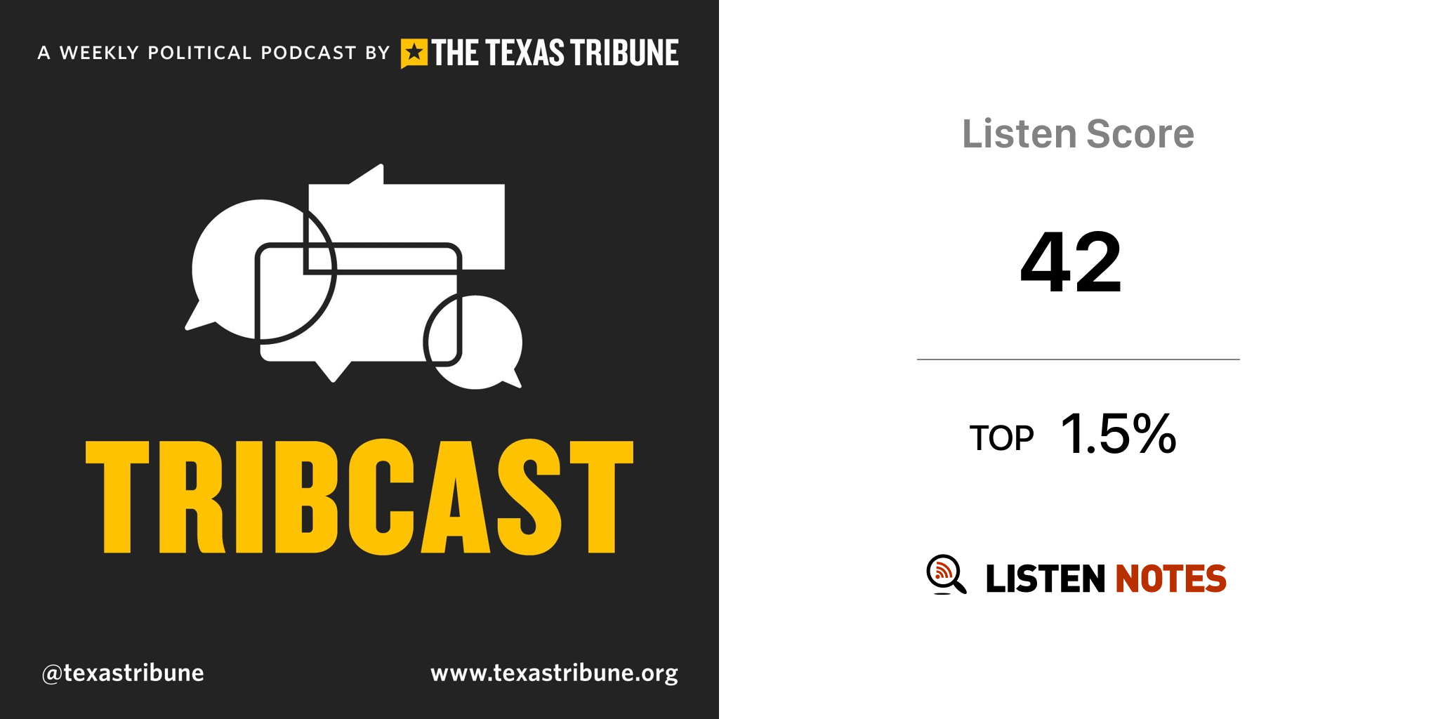 Texas Tribune TribCast (podcast) The Texas Tribune Listen Notes