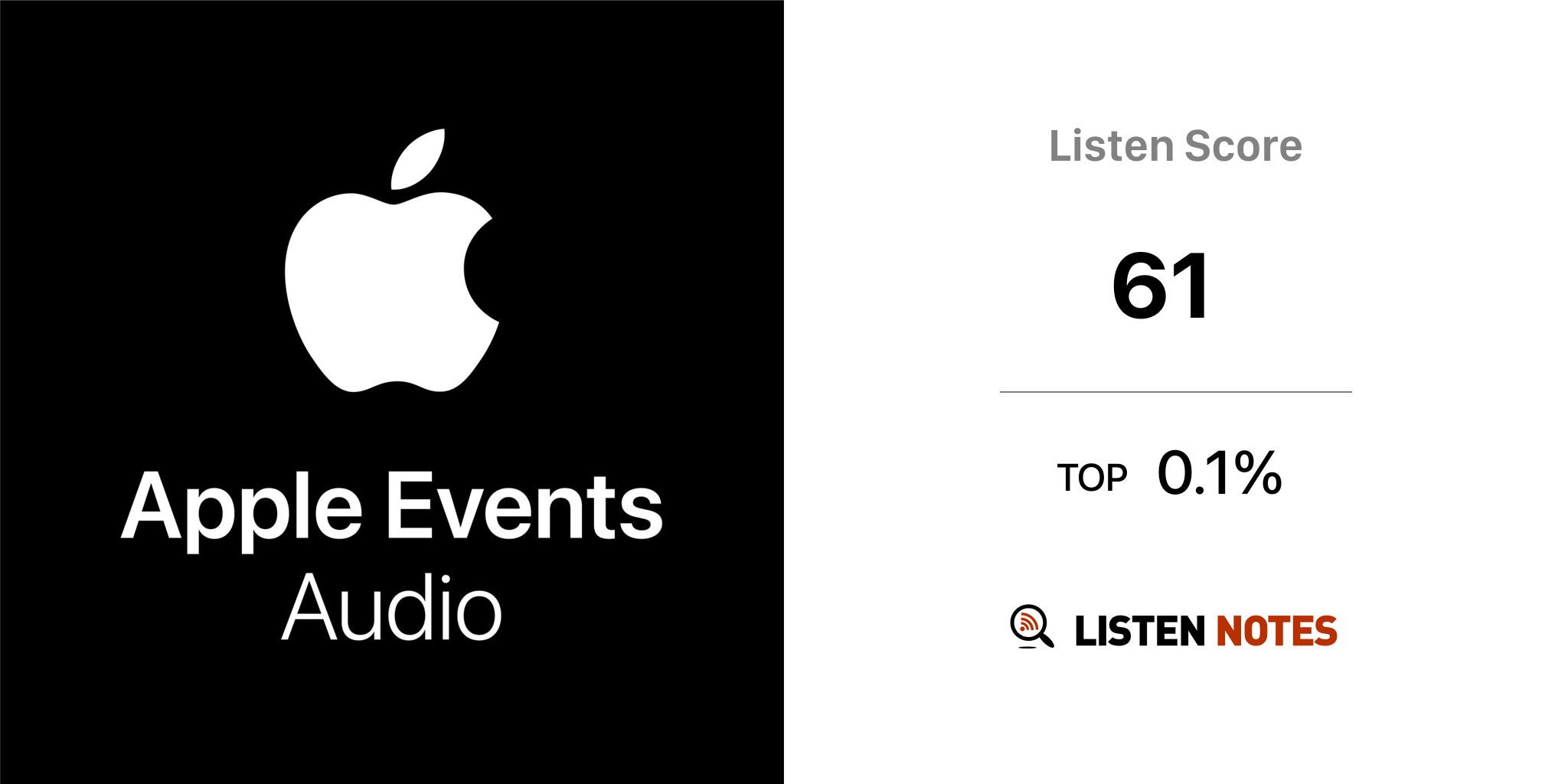 Apple Events (audio) (podcast) Apple Listen Notes