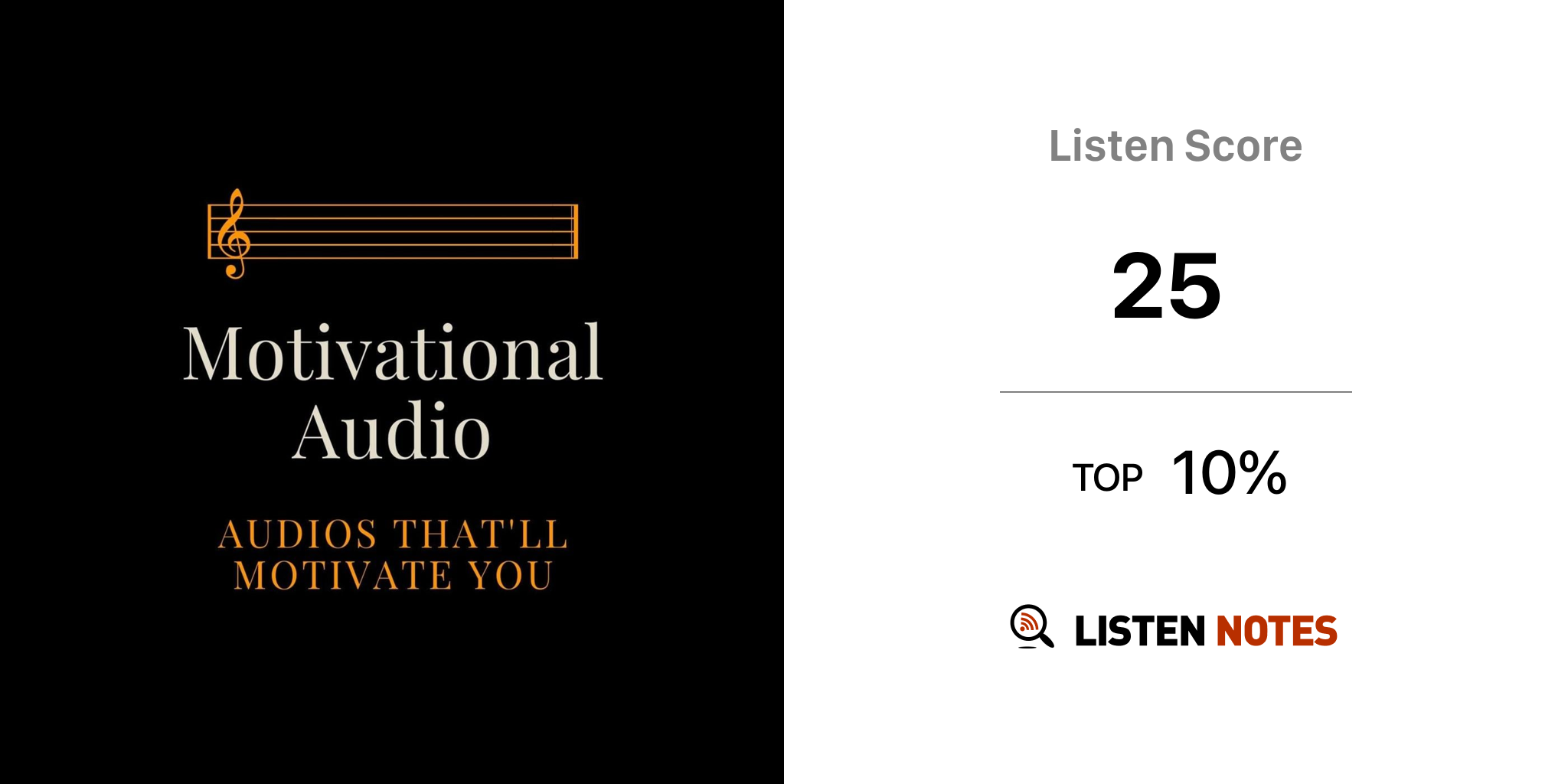 Motivational Audio (podcast) Motivational Speech Listen Notes