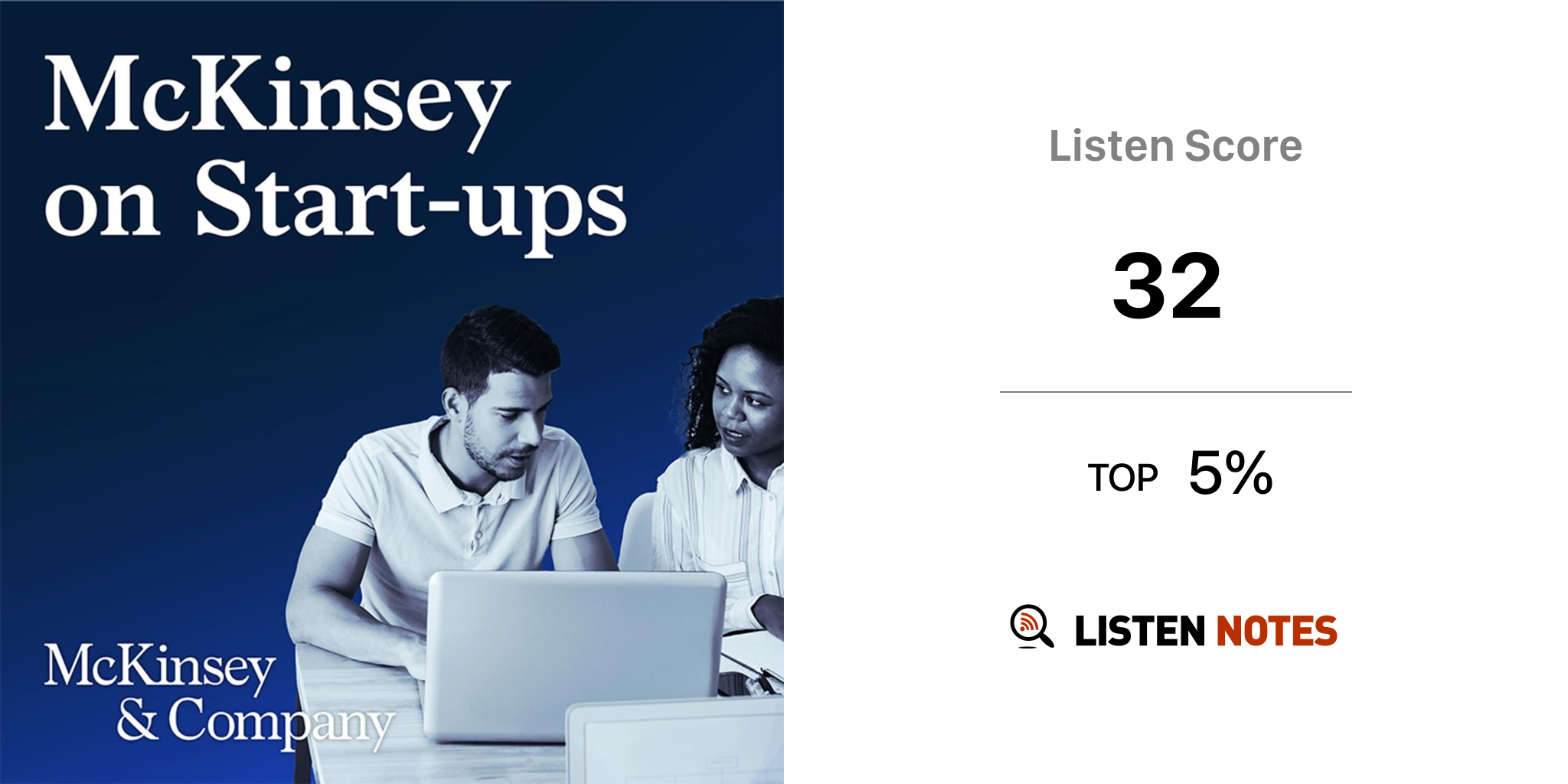 McKinsey on Startups (podcast) Fuel, a McKinsey company Listen Notes