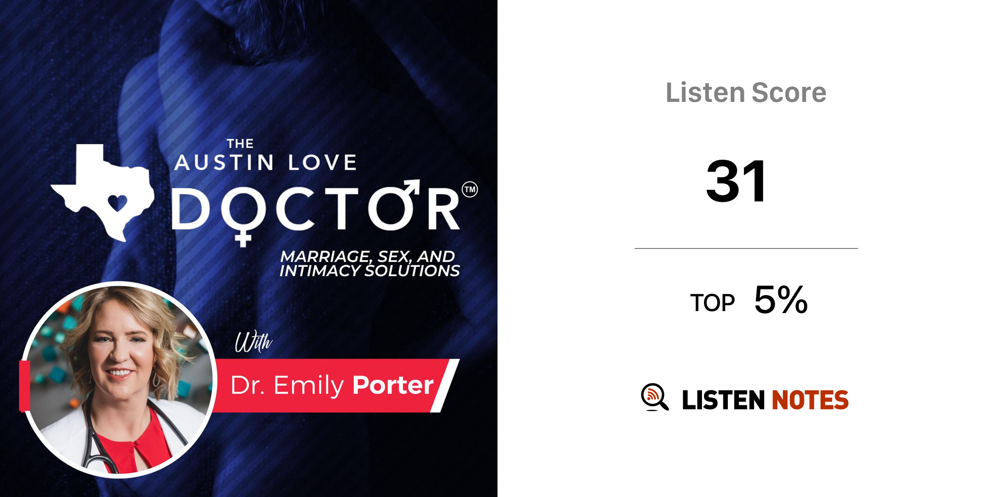 The Austin Love Doctor (podcast) - Dr. Emily Porter | Listen Notes