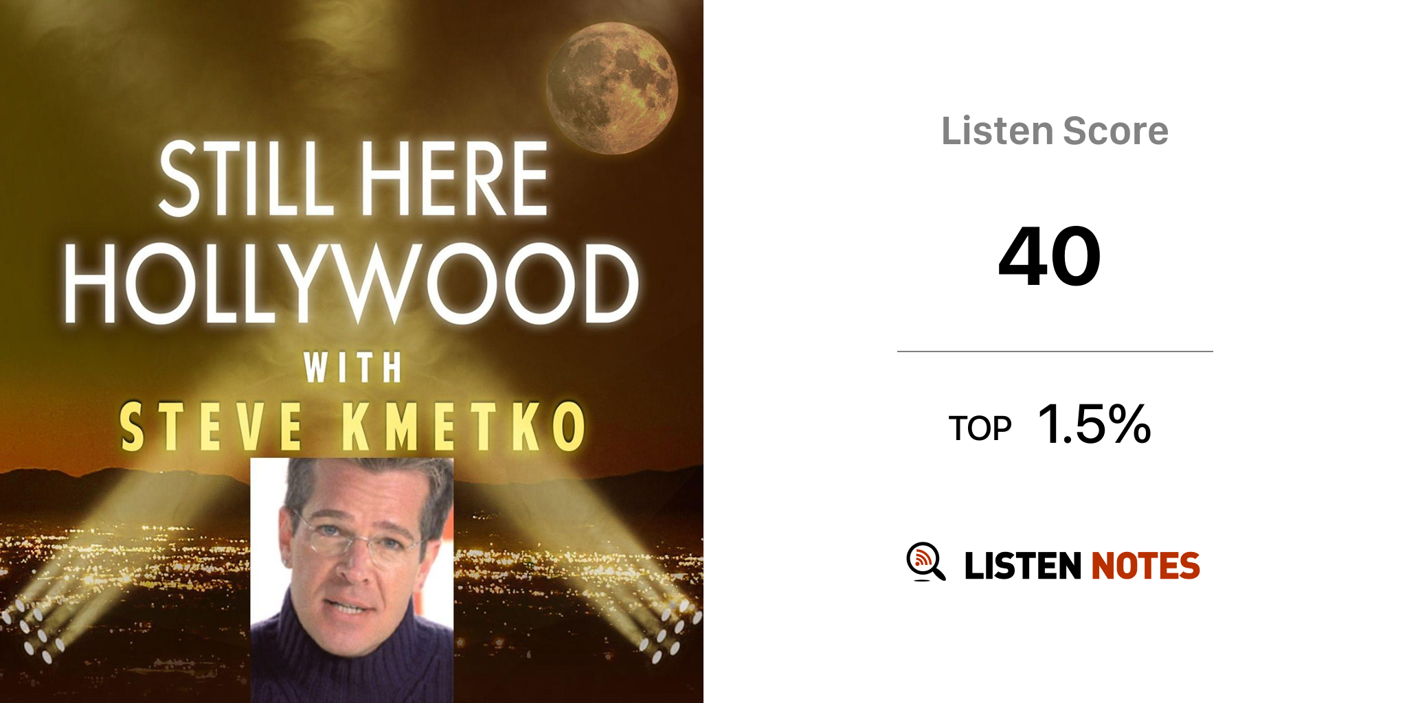 Still Here Hollywood (podcast) - Steve Kmetko, Still Here Network ...