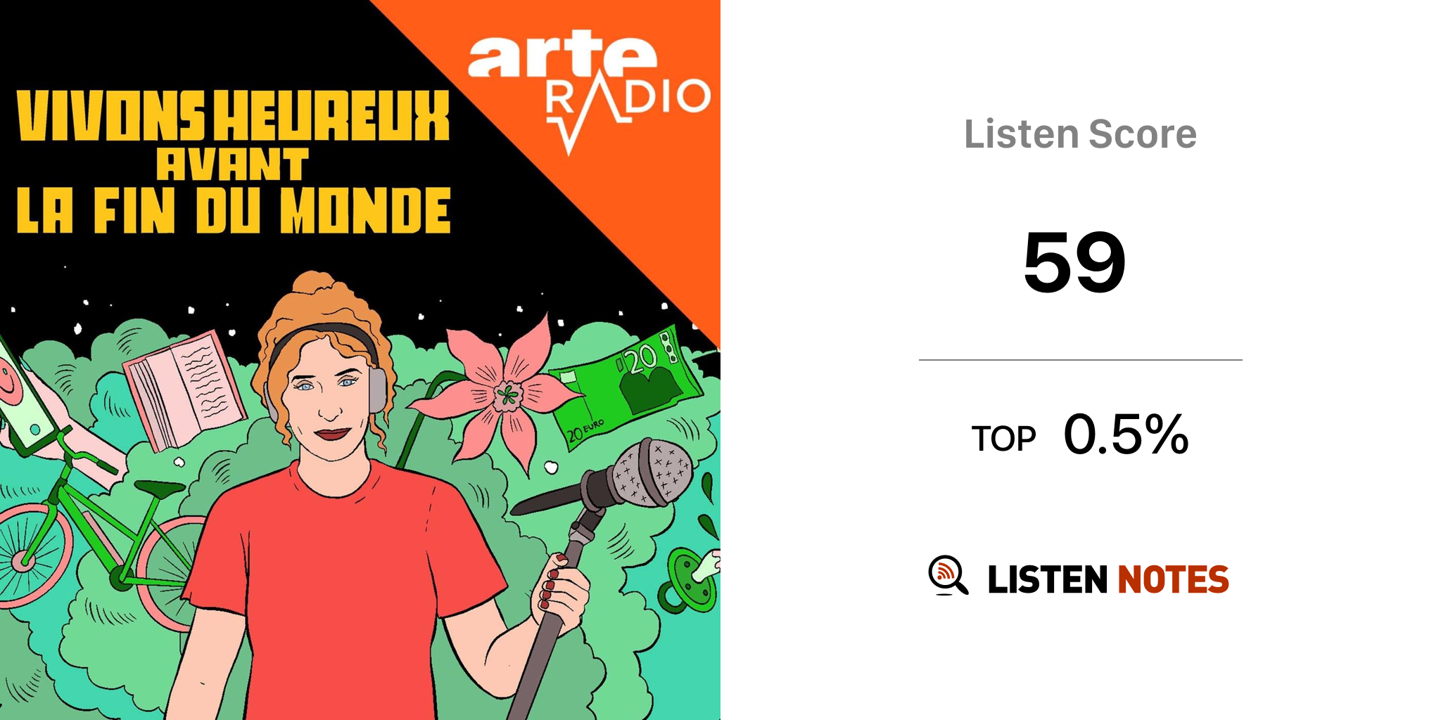 Podcast Vivons Heureux Avant La Fin Du Monde Vivons heureux avant la fin du monde (podcast) - ARTE Radio | Listen Notes