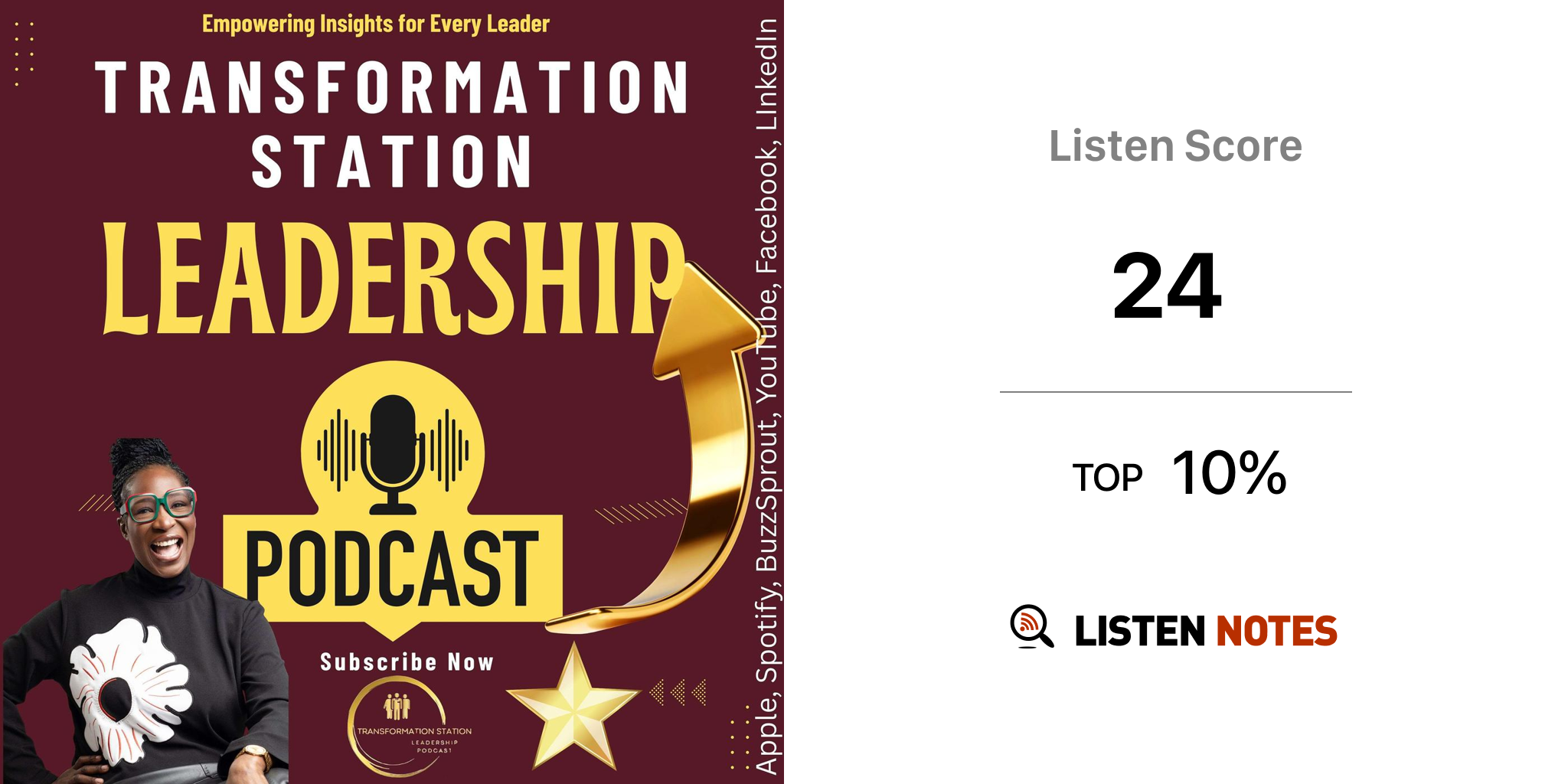 Transformation Station Leadership Podcast - Adrienne Benton | Listen Notes