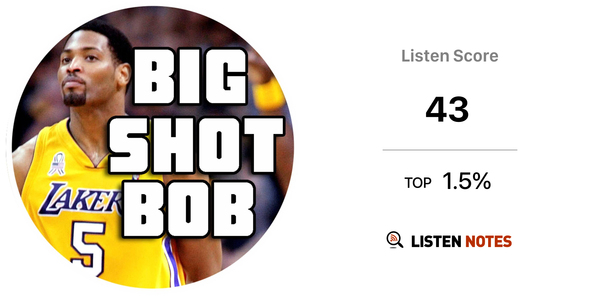 PodcastOne: Big Shot Bob Pod with Robert Horry