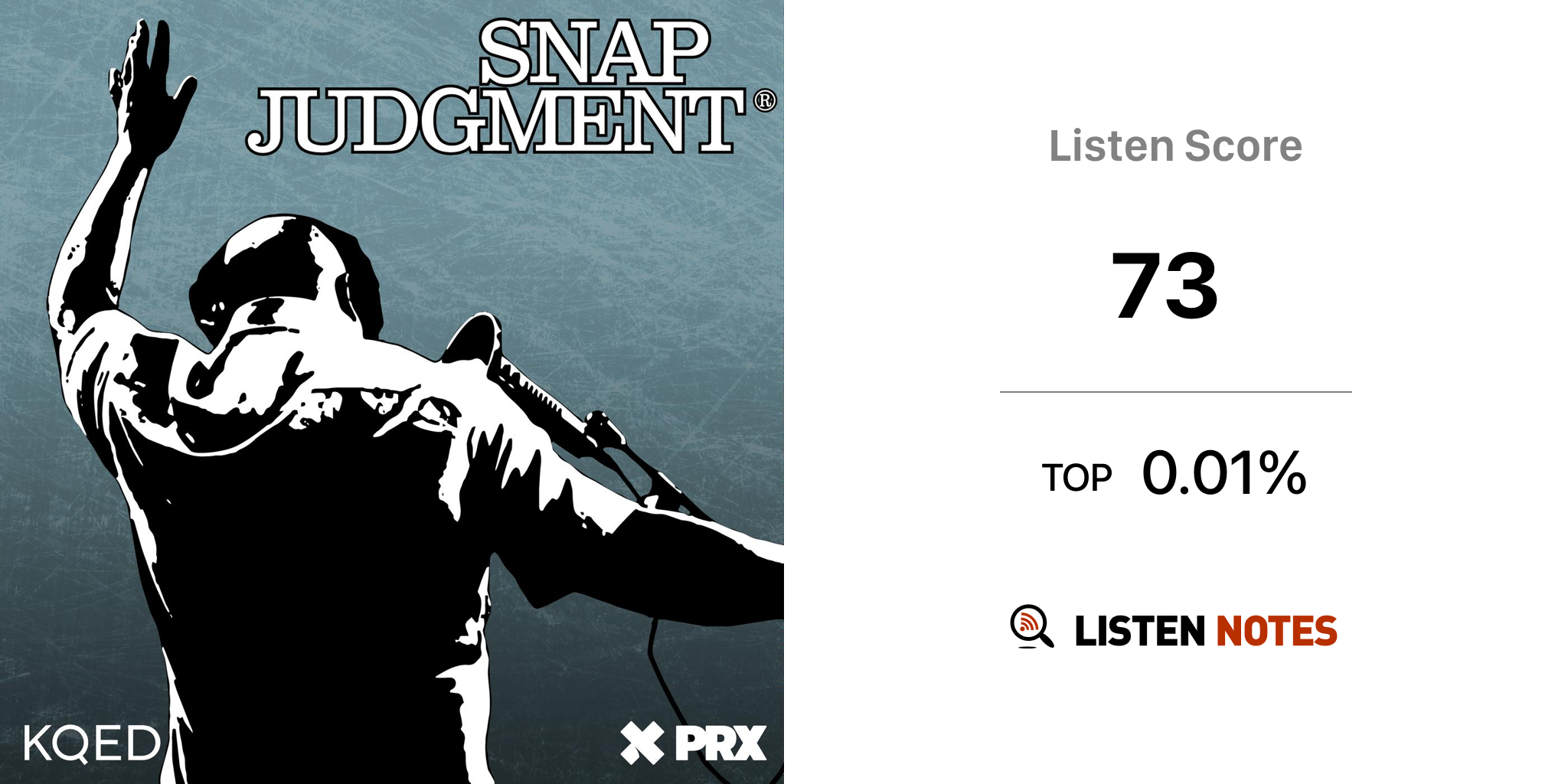 Snap Judgment (podcast) Snap Judgment and PRX Listen Notes