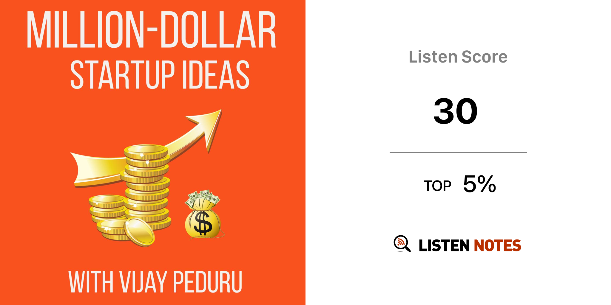 million-dollar-startup-ideas-podcast-vijay-peduru-listen-notes