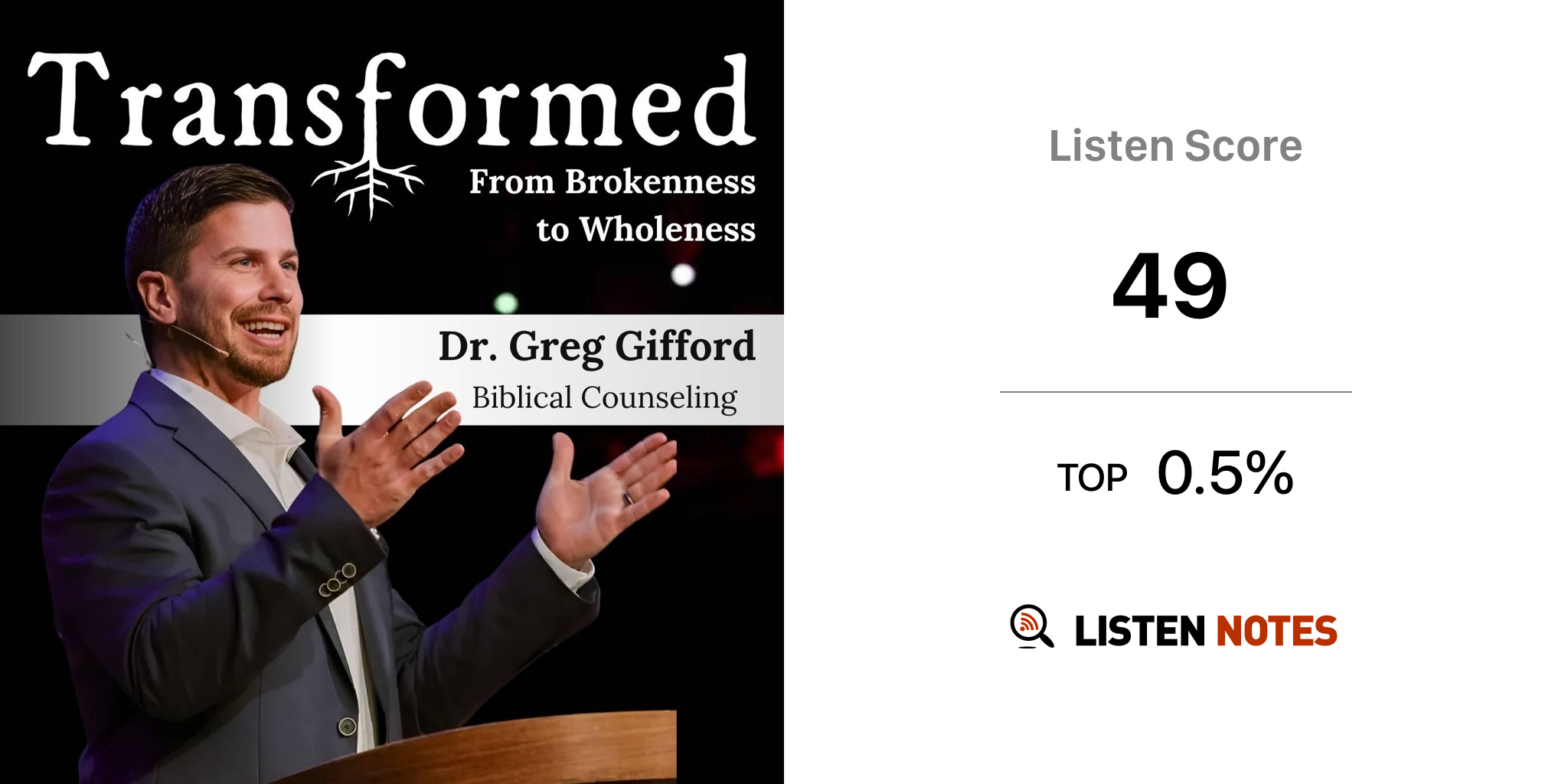 Transformed with Dr. Greg Gifford (podcast) Gospel Partners Media Listen Notes