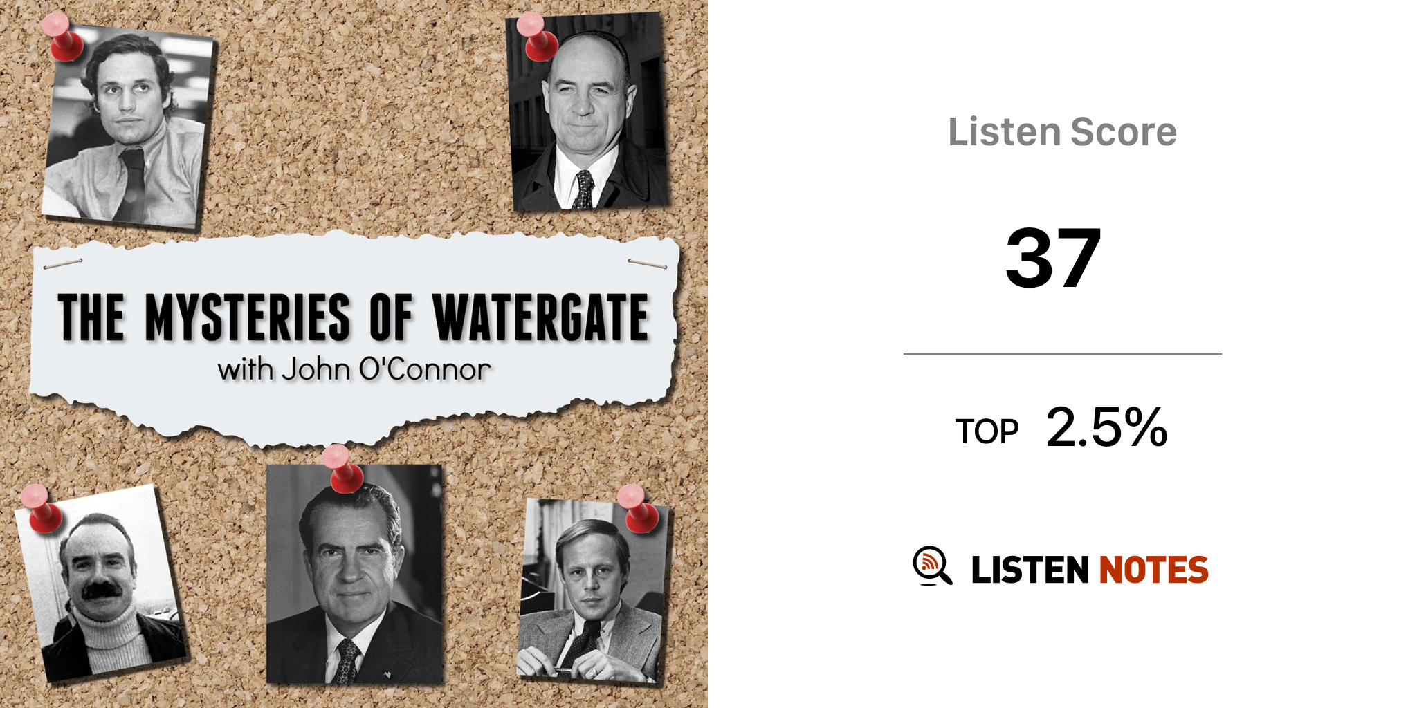 The Mysteries of Watergate (podcast) John O'Connor Listen Notes