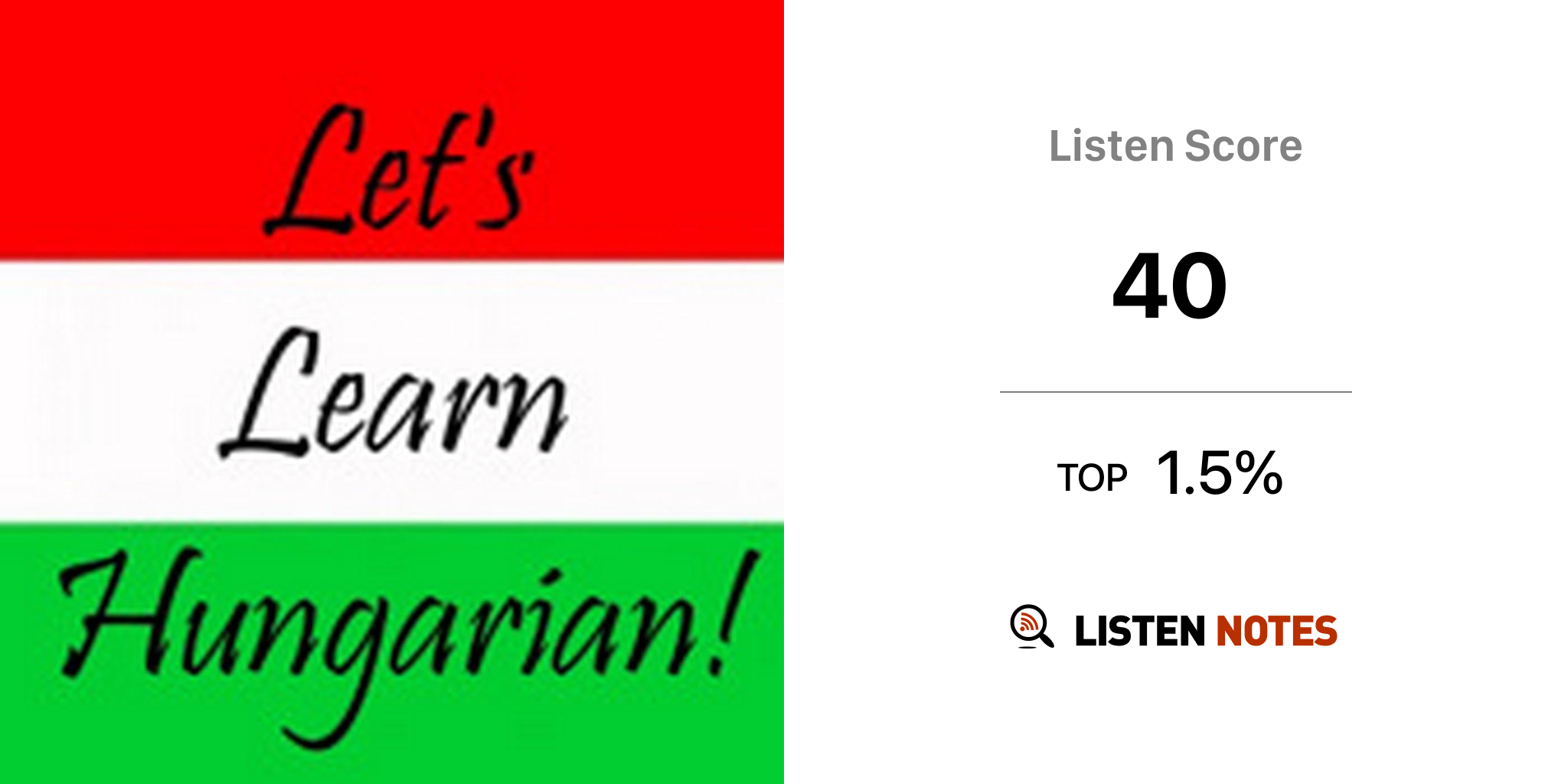 Let's Learn Hungarian! (podcast) Let's Learn Hungarian Listen Notes