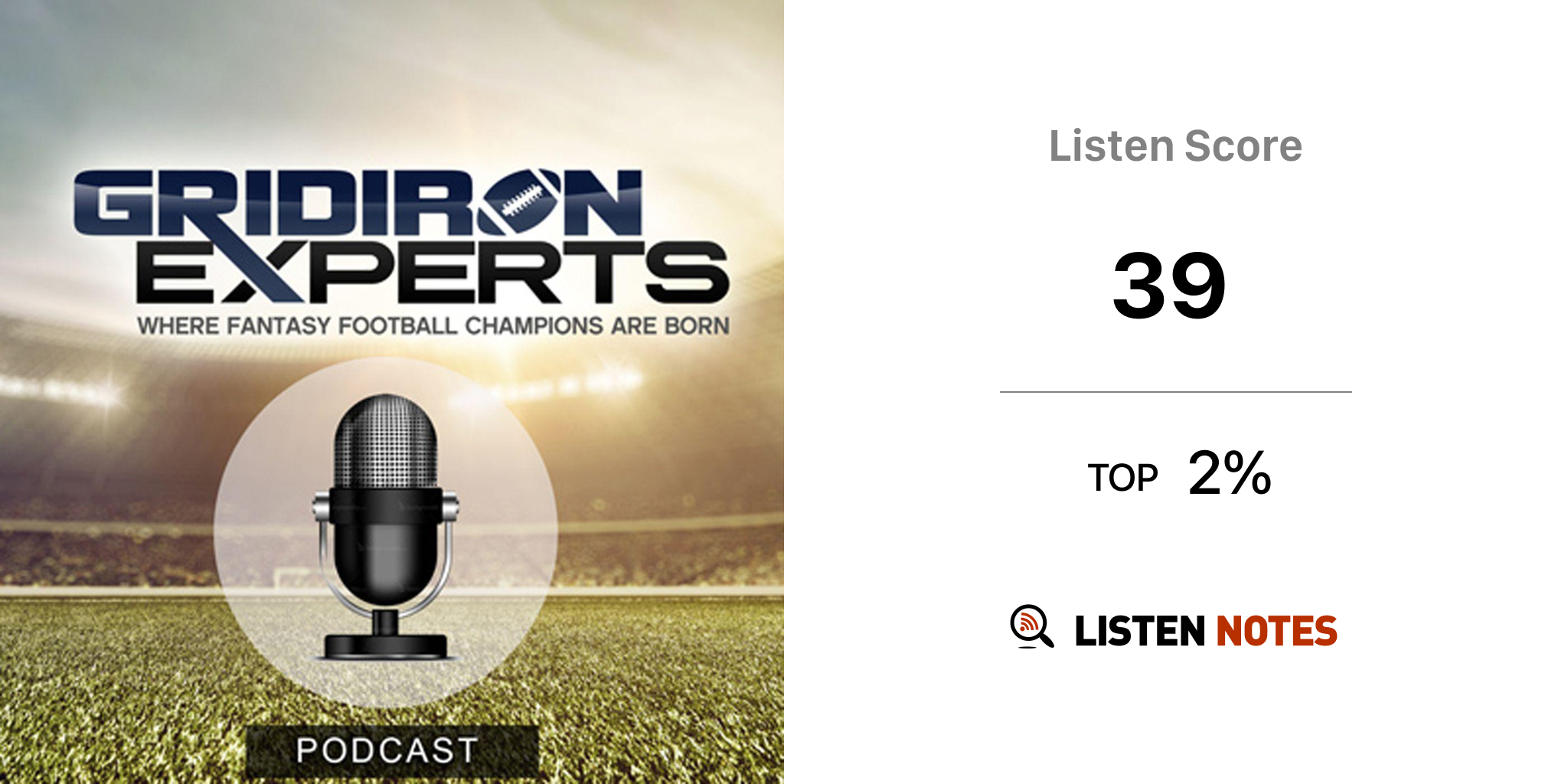 Fantasy Football Podcast By Gridiron Experts Gridiron Experts Listen Notes