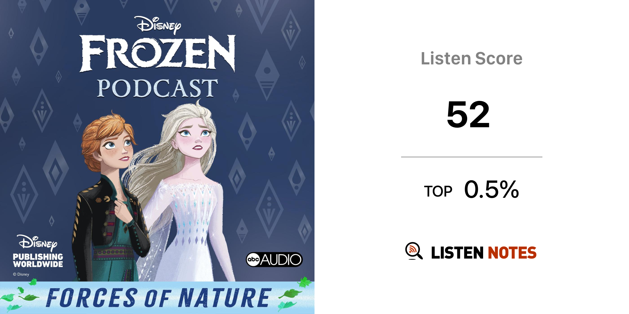 Listen Now! New Disney Frozen Podcast: Forces of Nature