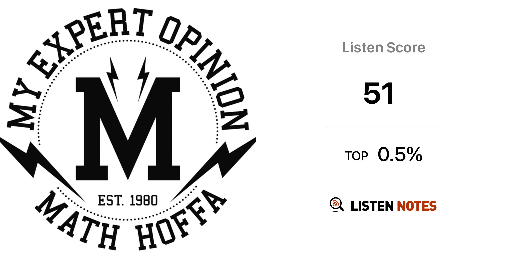 My Expert Opinion (podcast) Math Hoffa Listen Notes