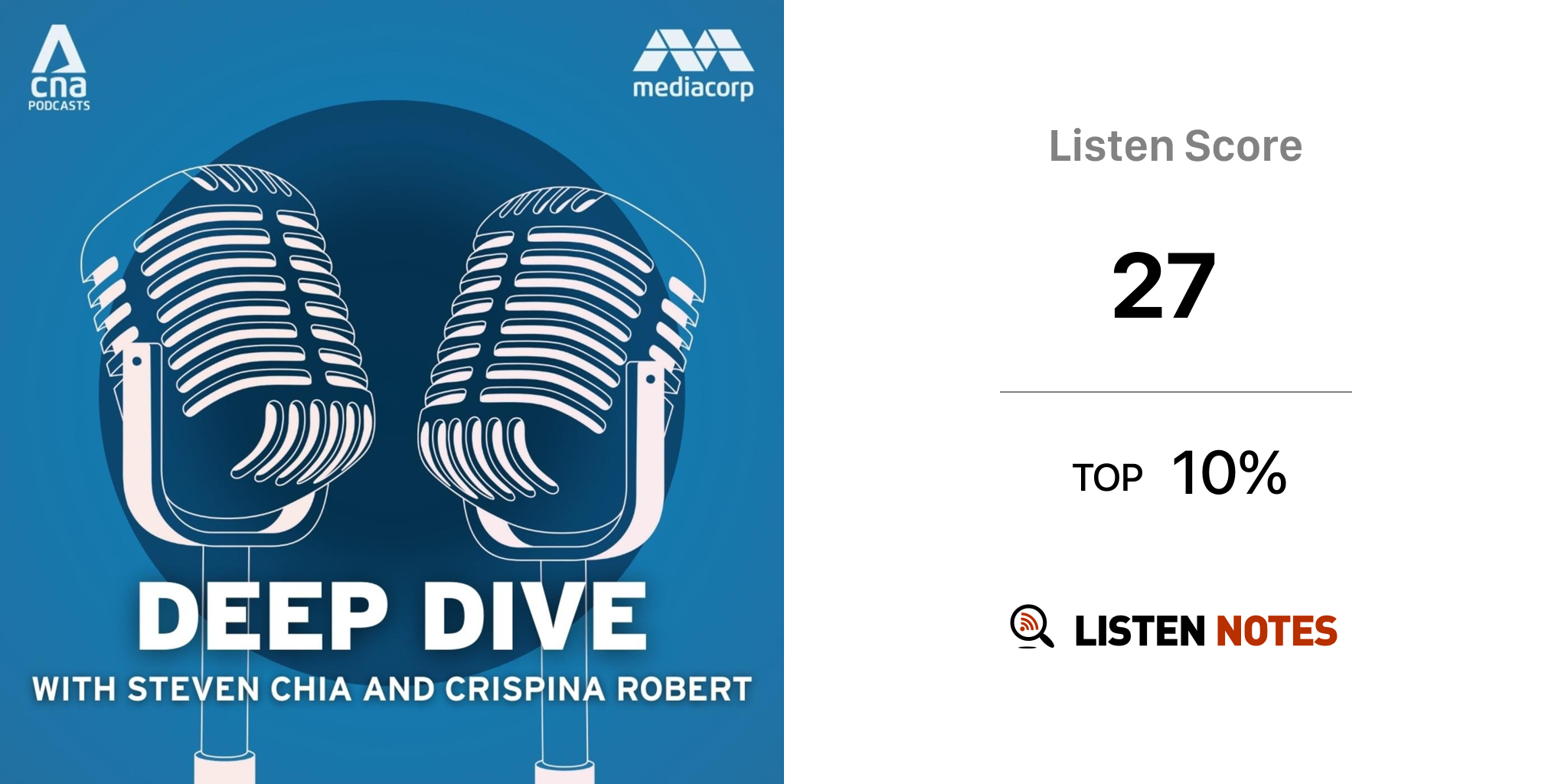 Deep Dive (podcast) - CNA | Listen Notes