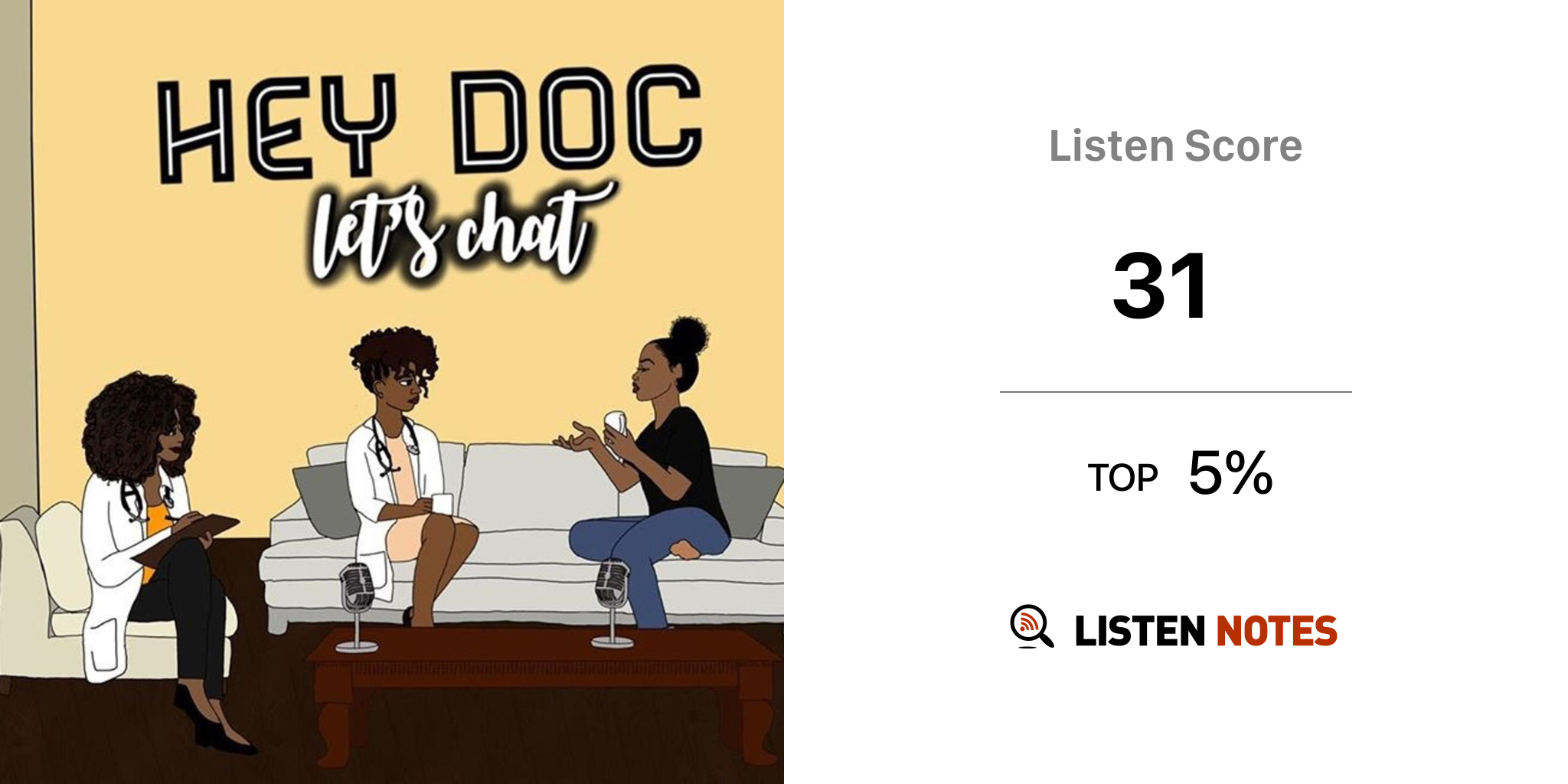 Hey Doc Let S Chat Podcast Heydocletschat Listen Notes