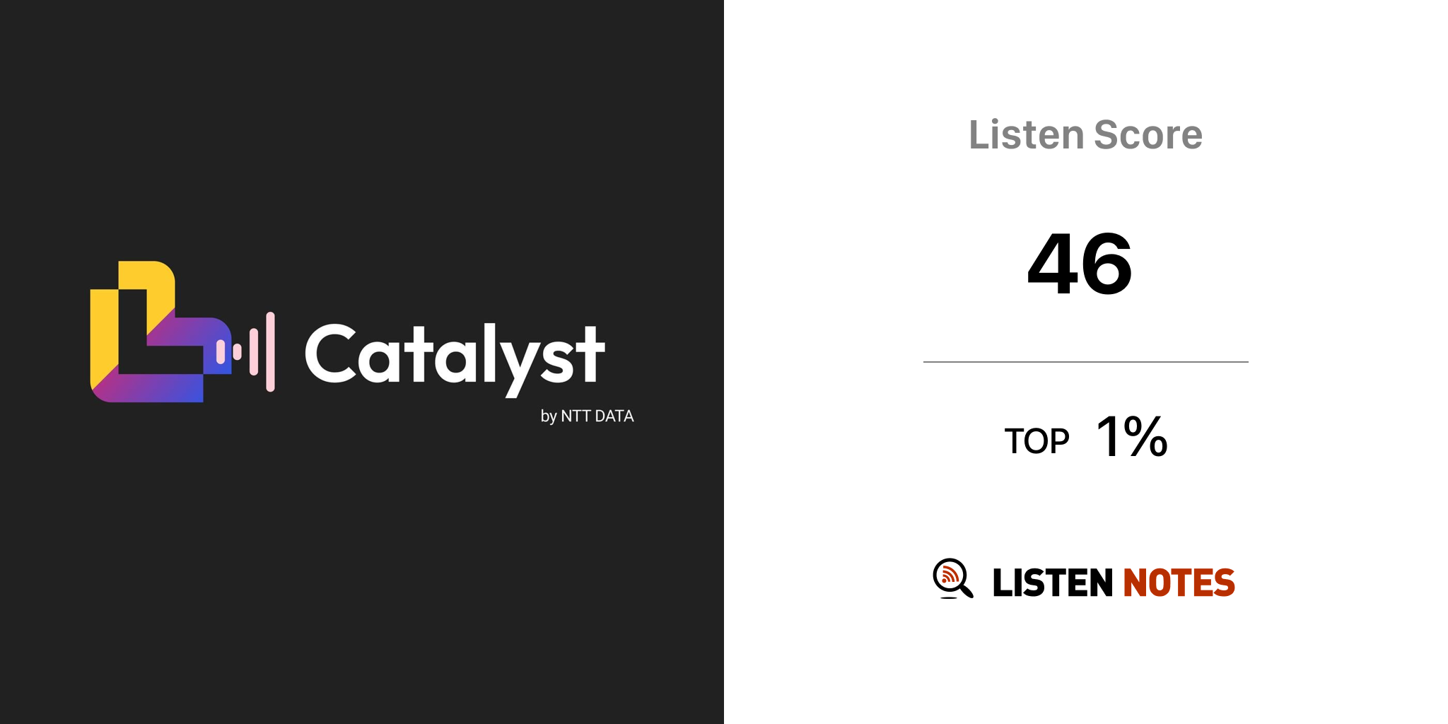 Catalyst Podcast Launch by NTT DATA Listen Notes