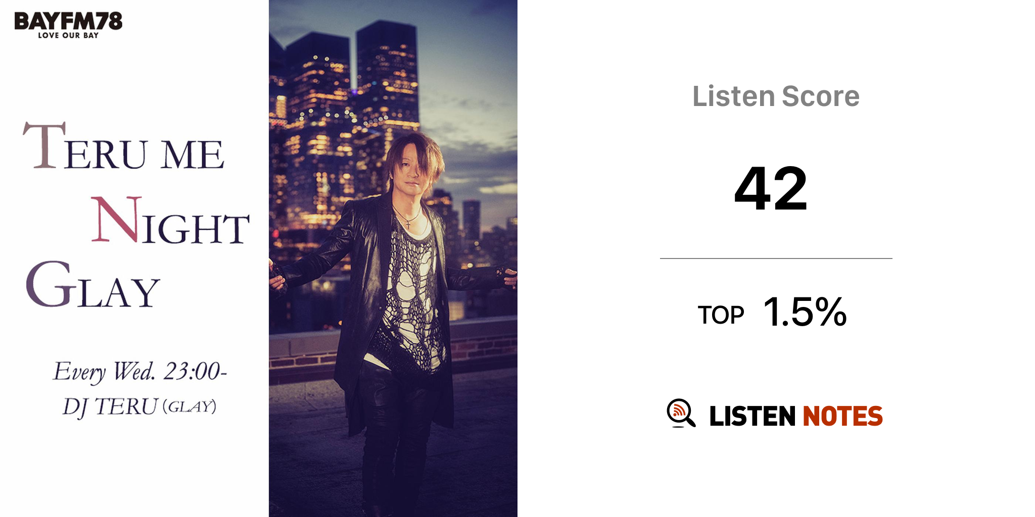 BAYFM78 TERU (GLAY)の『TERU ME NIGHT GLAY』 (podcast) - BAYFM78