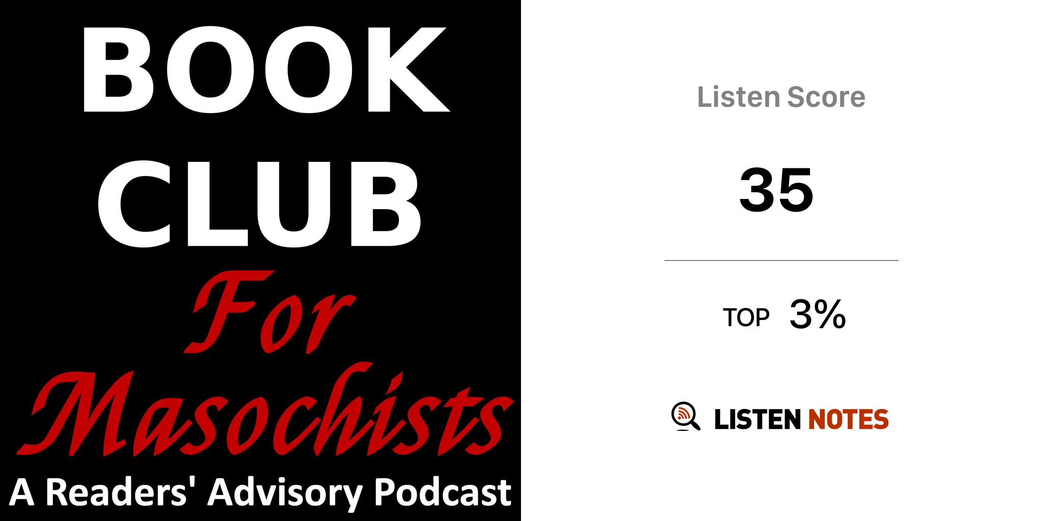 Book Club for Masochists: a Readers' Advisory Podcast - Podcast