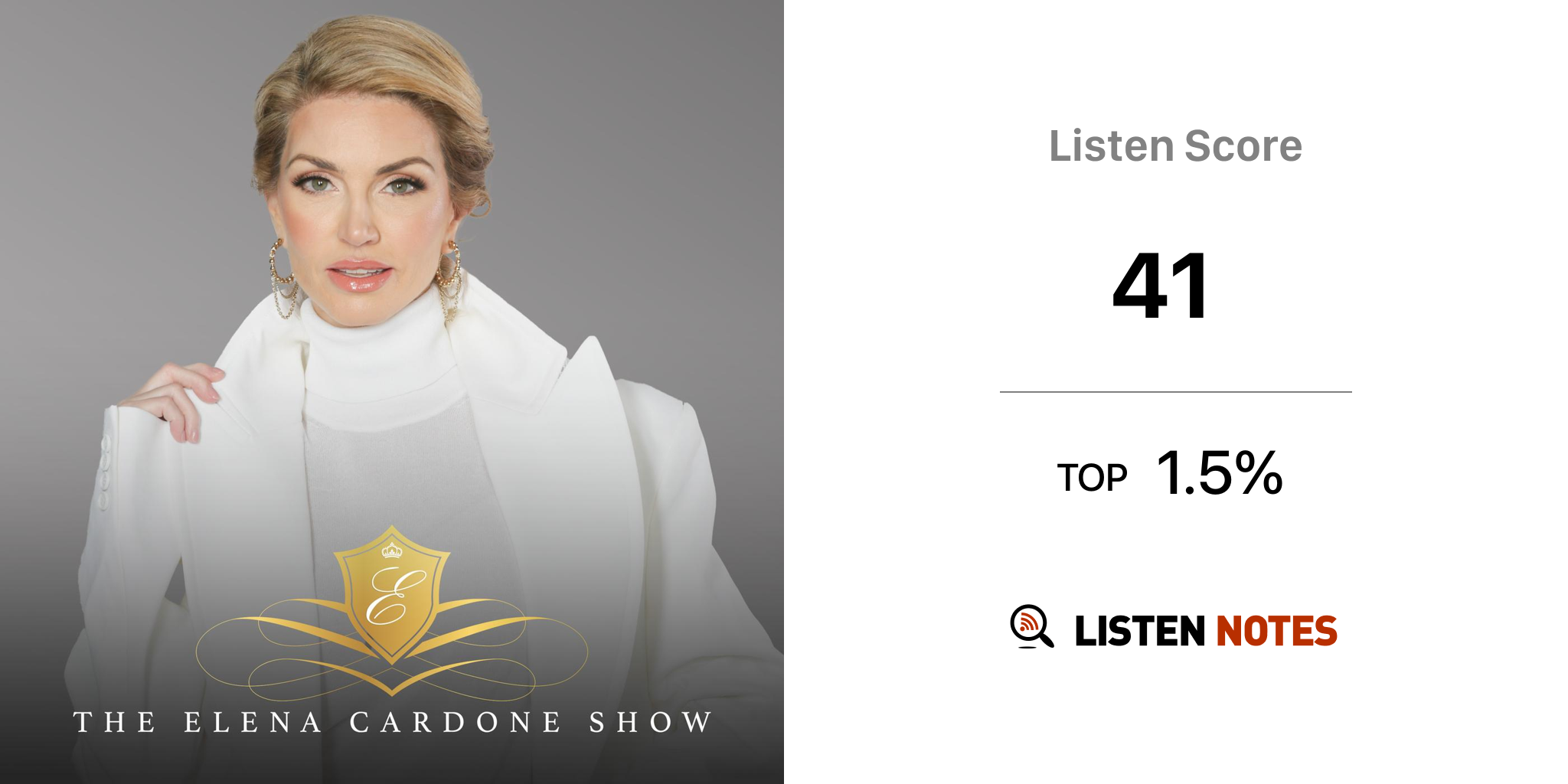 The Elena Cardone Show (podcast) - Elena Cardone | Listen Notes