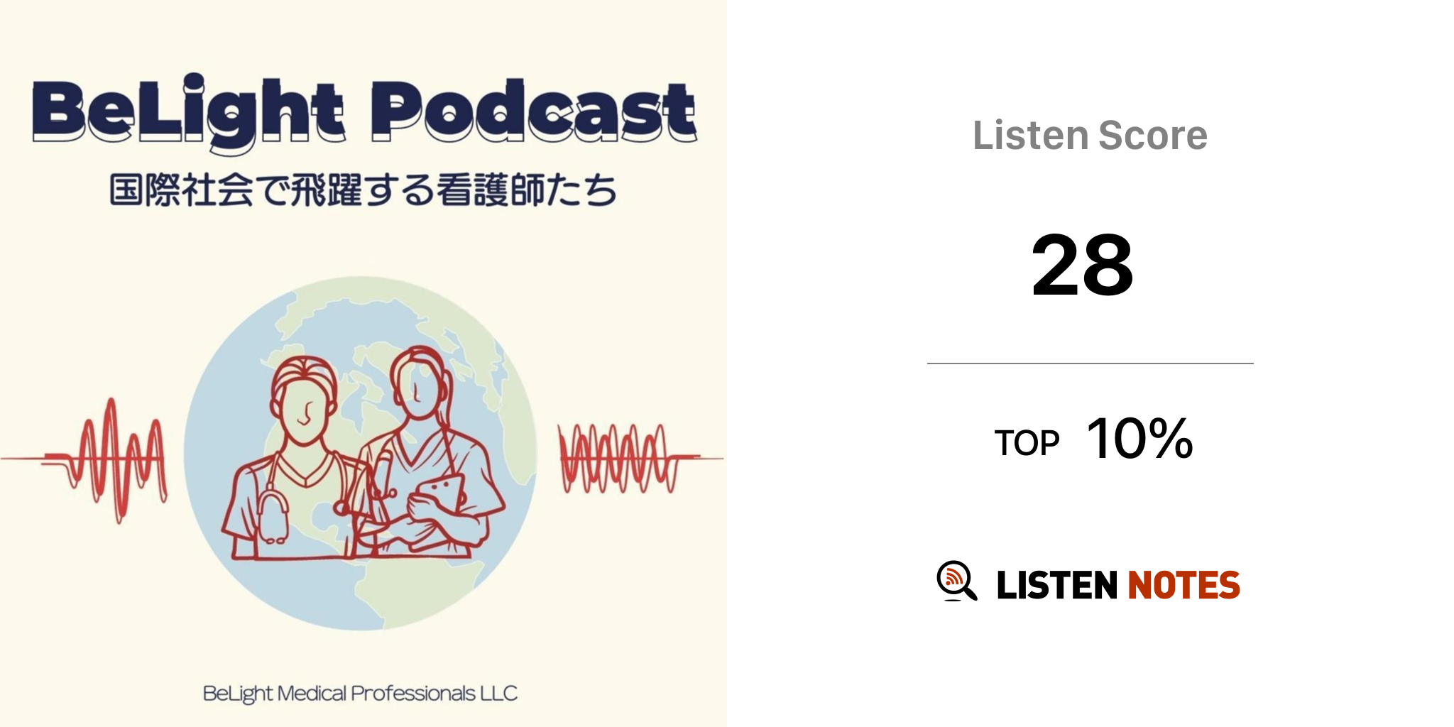 BeLight Podcast ~ 国際社会で飛躍する看護師たち〜 - BeLight Podcast | Listen Notes