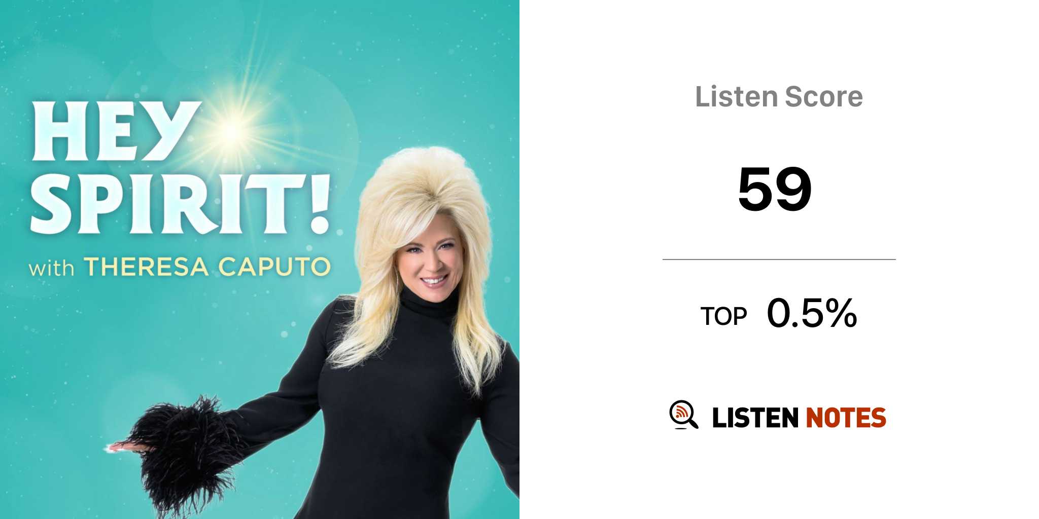 hey spirit with theresa caputo podcast theresa caputo listen notes