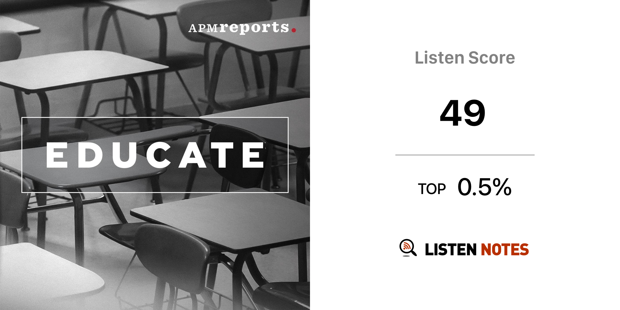 Educate podcast APM Reports Listen Notes