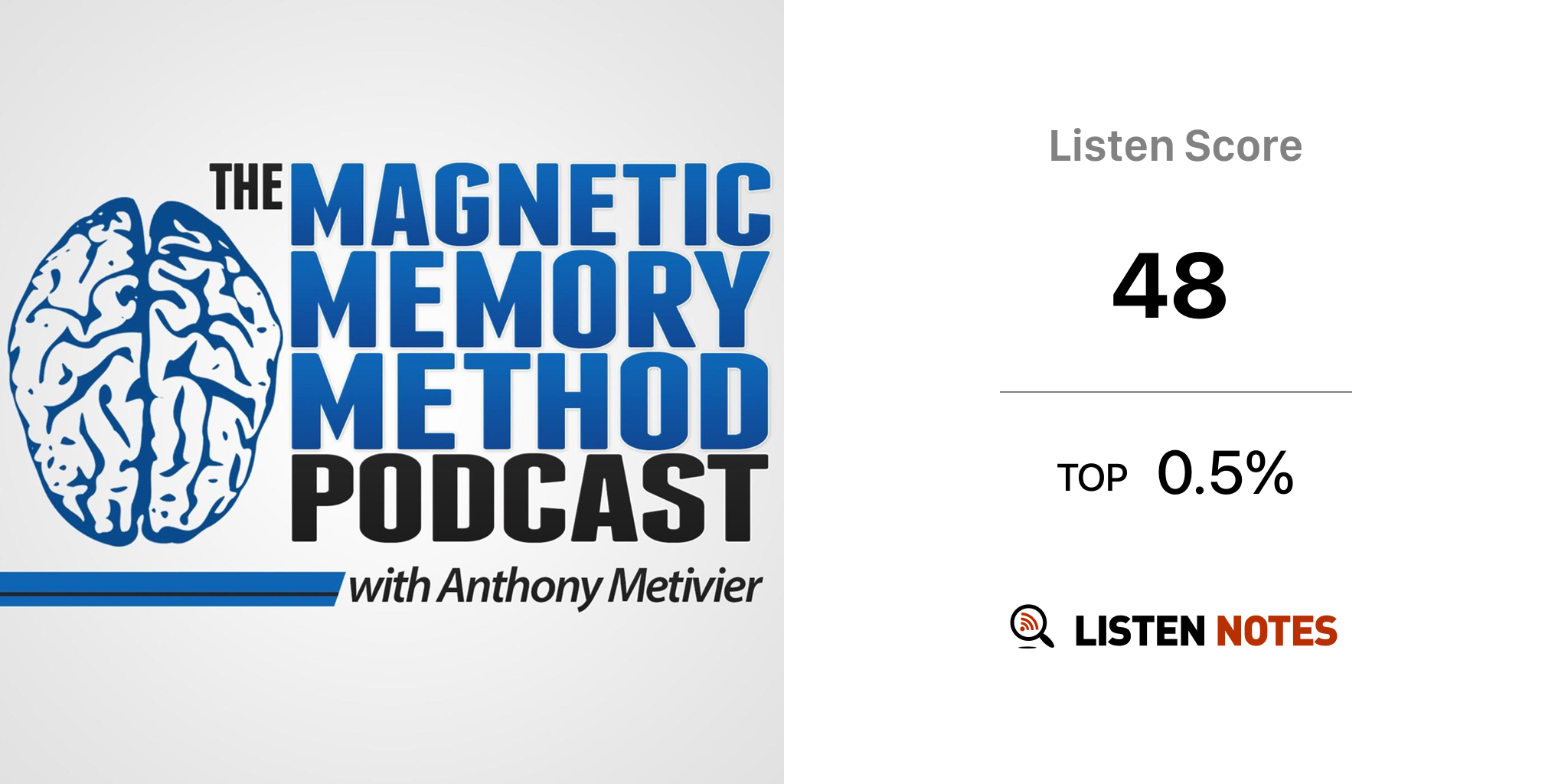 Notesbog lungebetændelse Middelhavet Anthony Metivier's Magnetic Memory Method Podcast - Anthony Metivier's Magnetic  Memory Method Podcast | Listen Notes