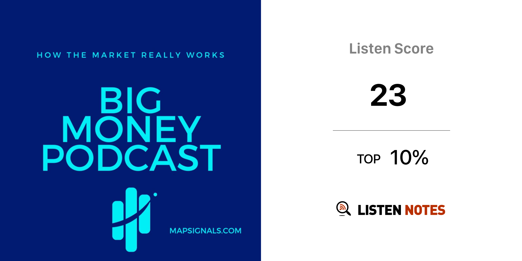 MAPsignals Big Money Podcast - MAPsignals | Listen Notes