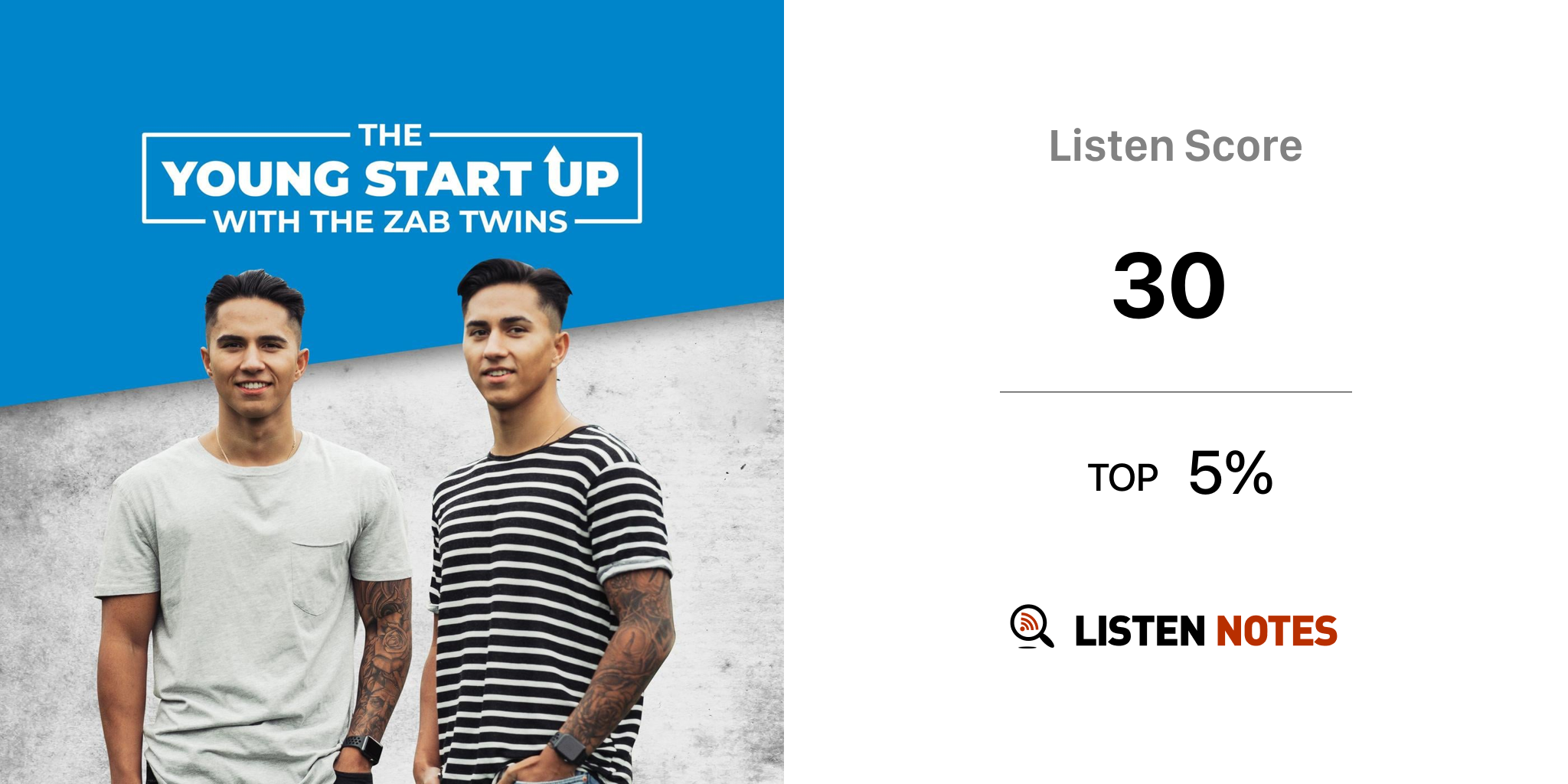 The Young Start Up (podcast) The Zab Twins Listen Notes