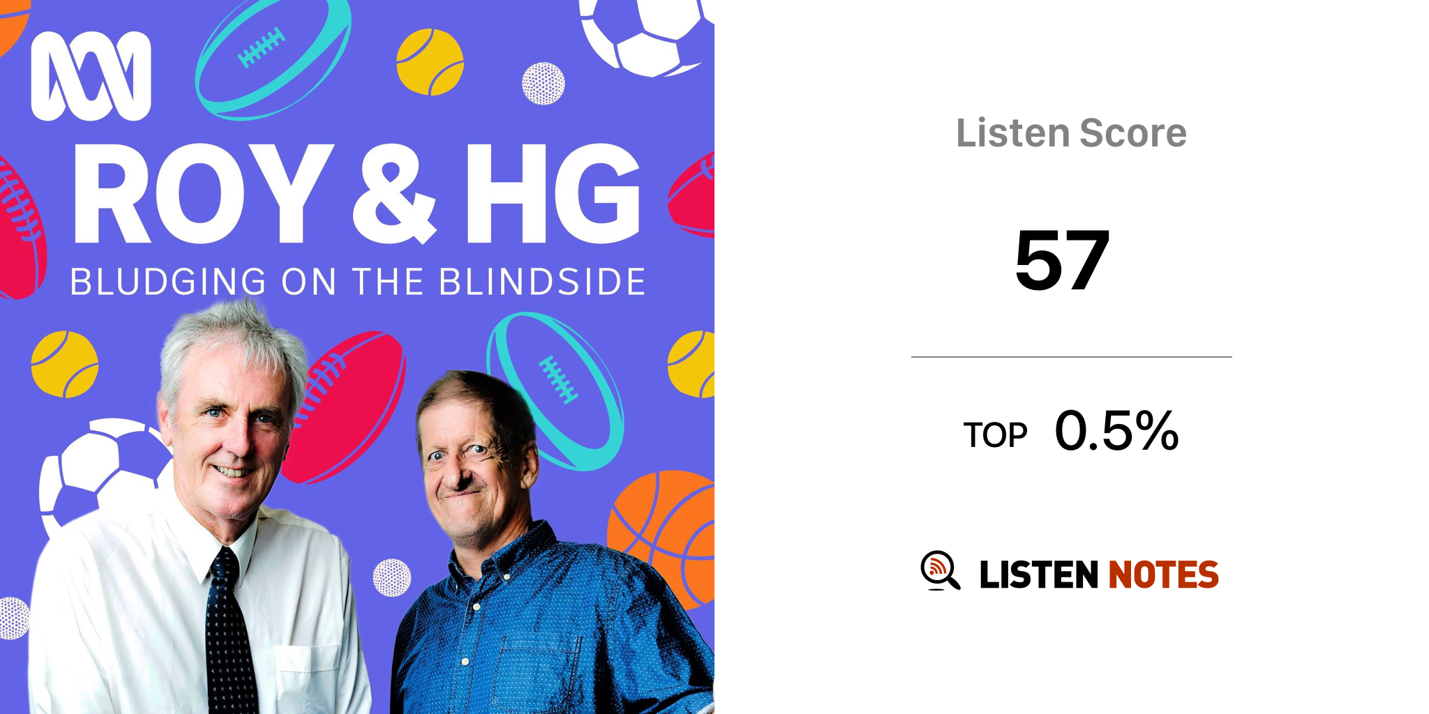 Roy and HG Bludging on the Blindside (podcast) ABC GrandstandABC Radio Listen Notes