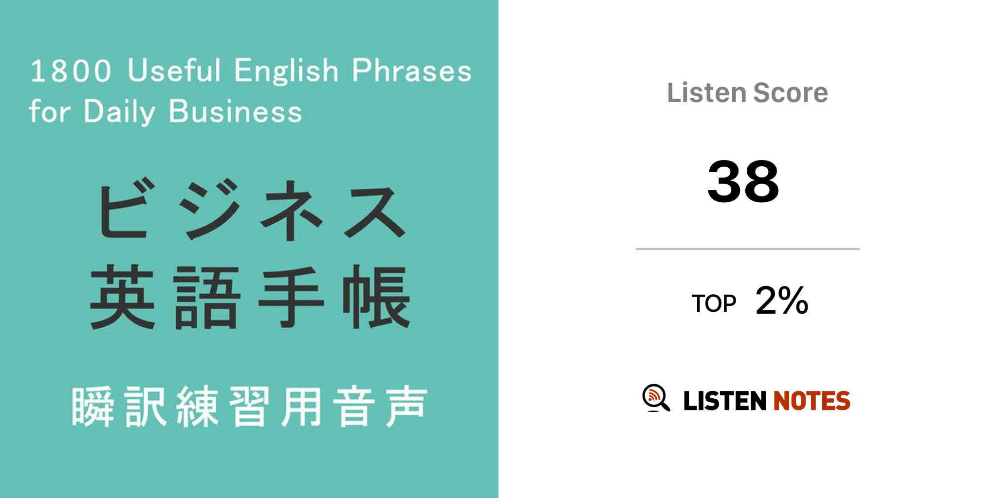 ビジネス英語手帳 使えるフレーズ1800 Audio 日本語 英語 Podcast Ask Publishing Co Ltd Listen Notes