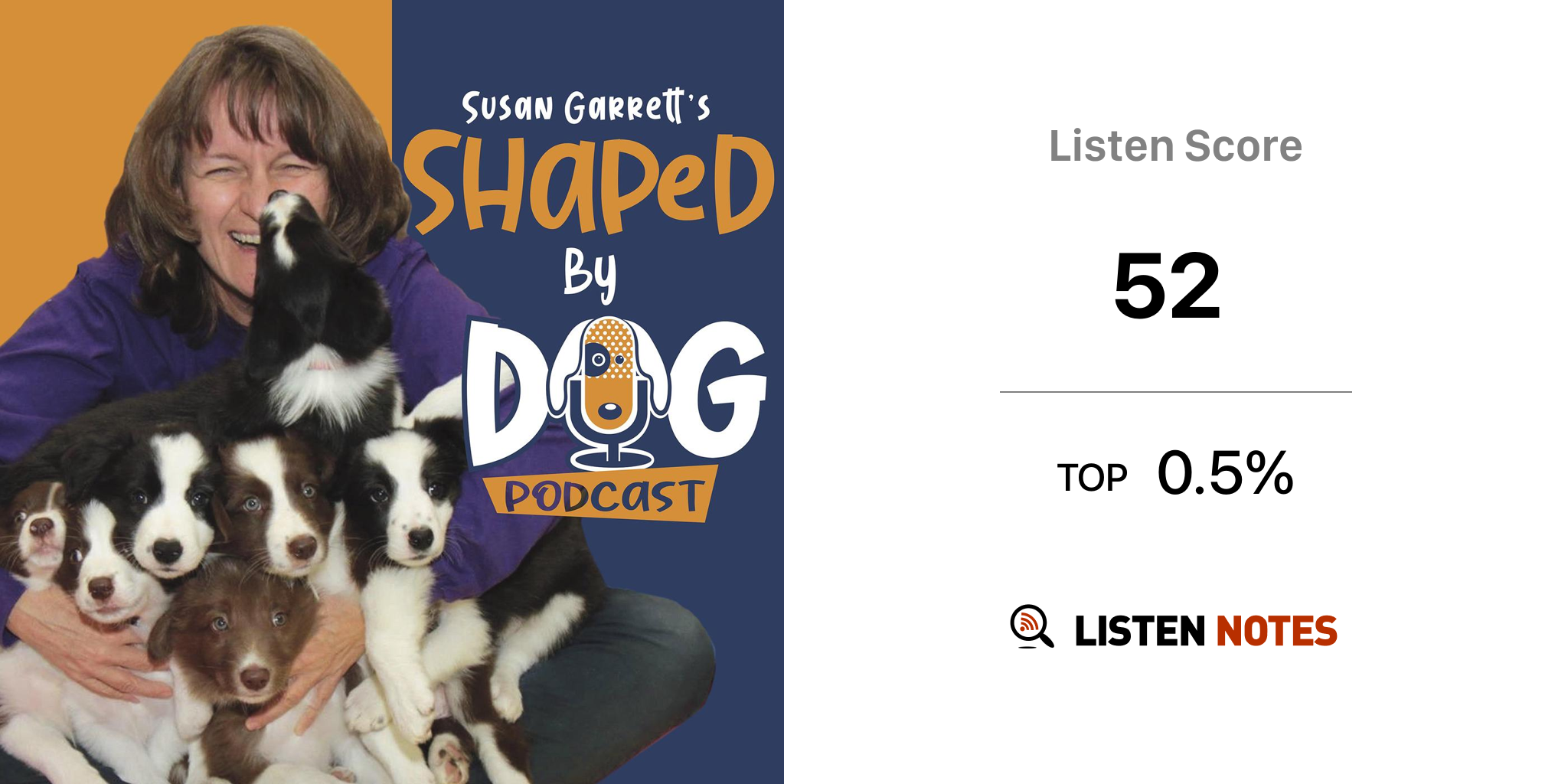 Susan Garrett's Shaped by Dog Podcast