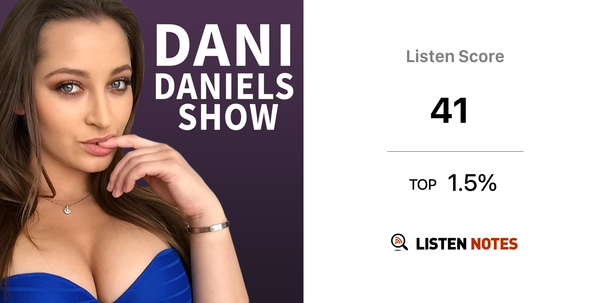 2048px x 1024px - Dani Daniels Show (pÃ³dcast) - Dani Daniels Award Winning Adult Film Star,  Artist, and Airplane Pilot | Listen Notes