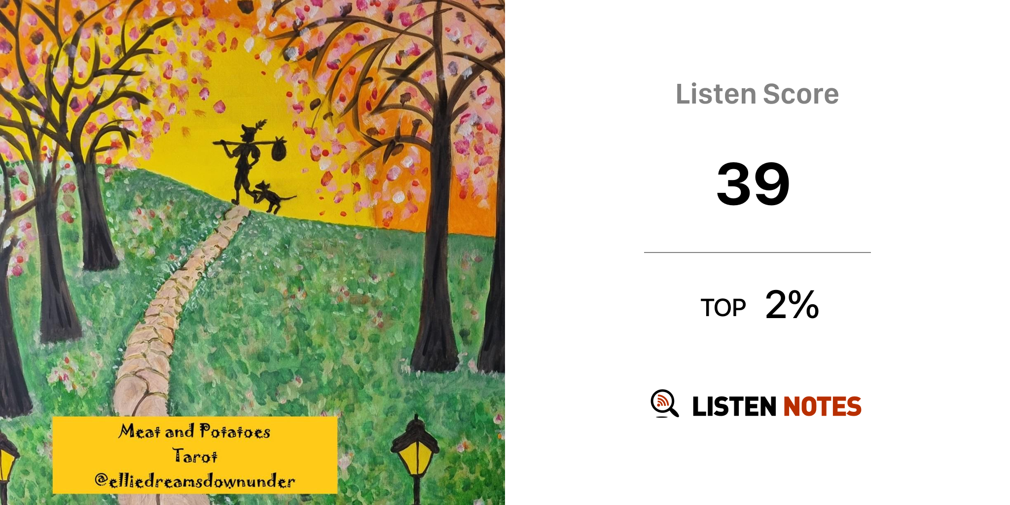 Meat and Potatoes Tarot (with Ellie) (podcast) Ellie Dreams Down