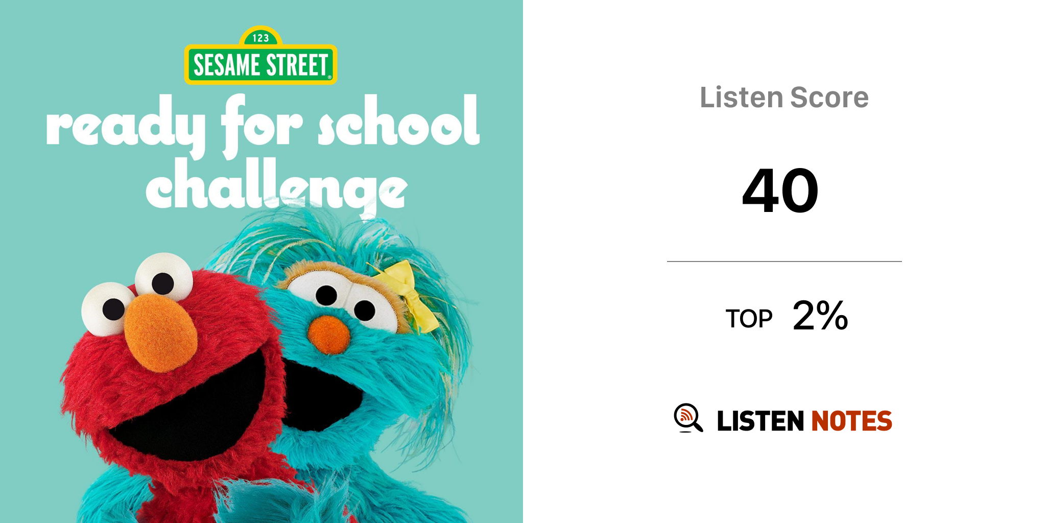 Sesame Street Ready For School Challenge Podcast Sesame Street Listen Notes