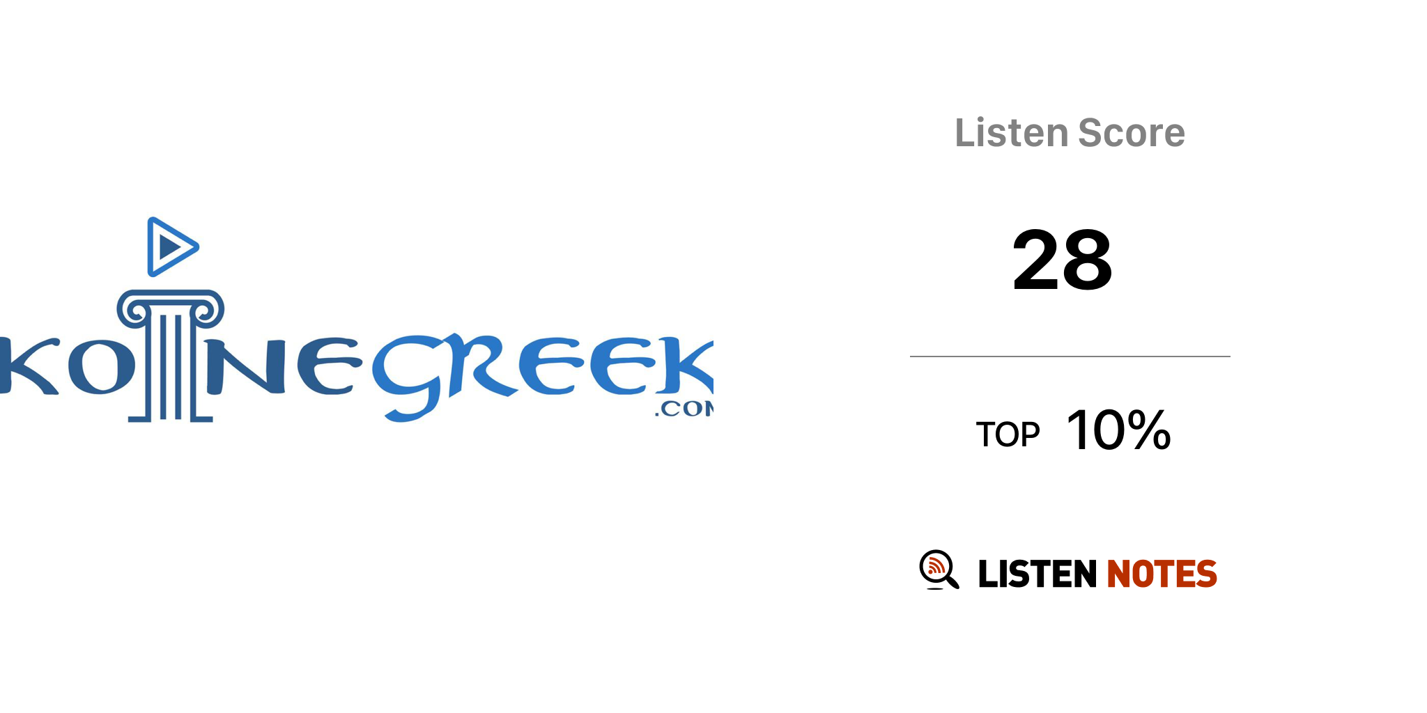 Koine Greek (podcast) - Benjamin Kantor | Listen Notes