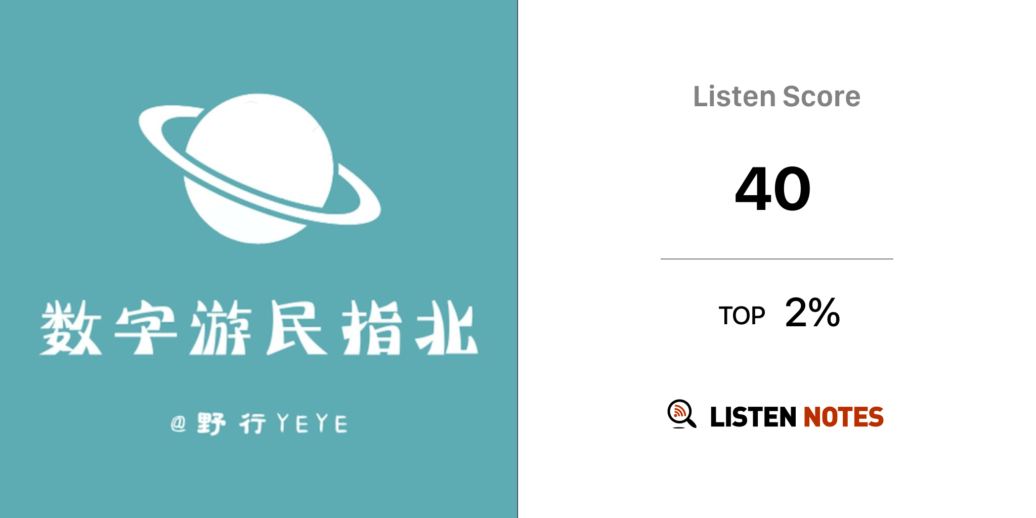 各说各话（原数字游民指北） (podcast) - 野行yeye | Listen Notes