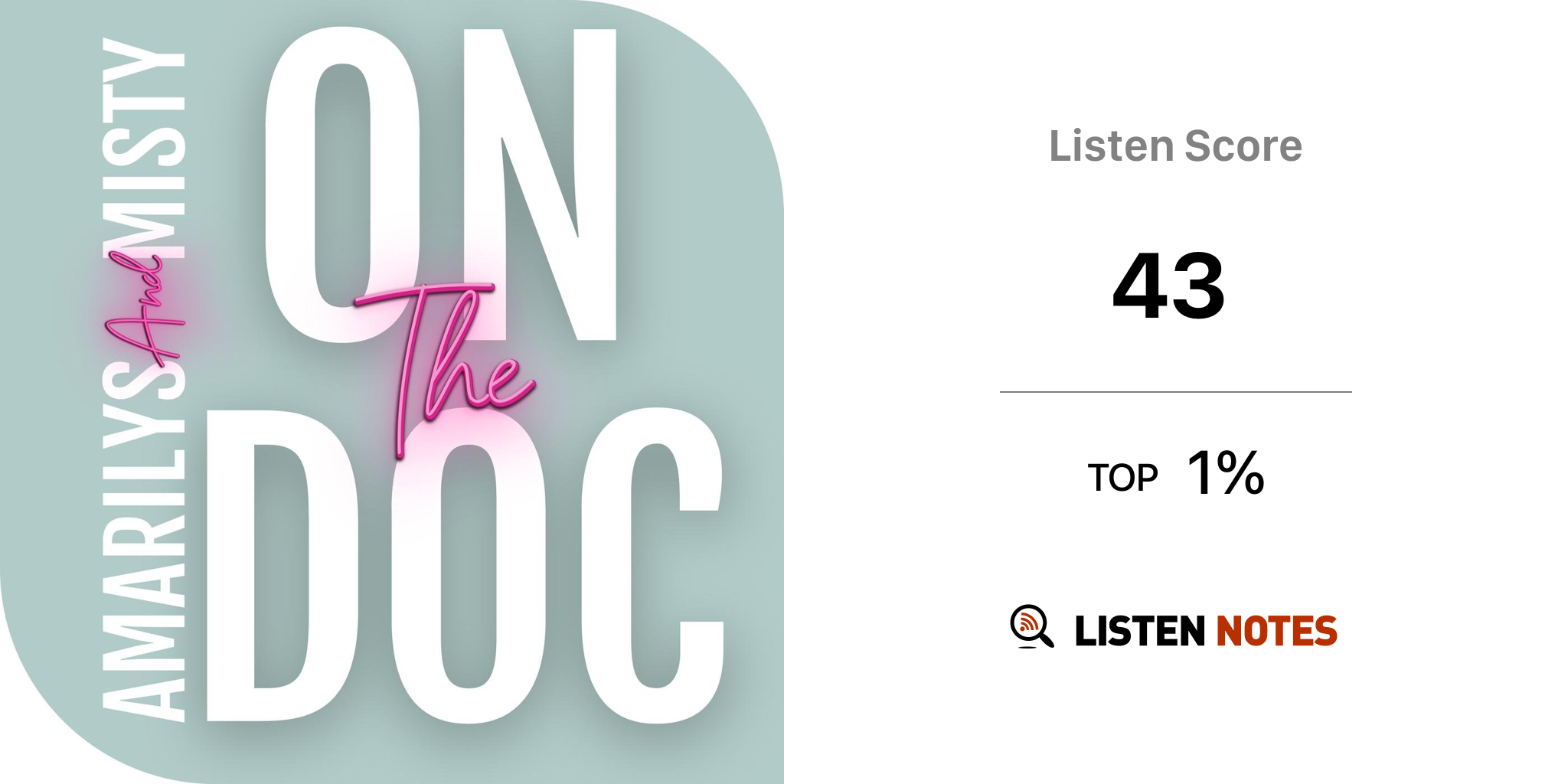 On The Doc (pódcast) - Amarilys and Misty | Listen Notes