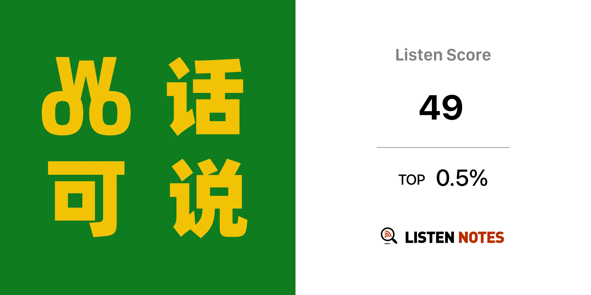Woo话可说 (podcast) - Woo话可说 | Listen Notes