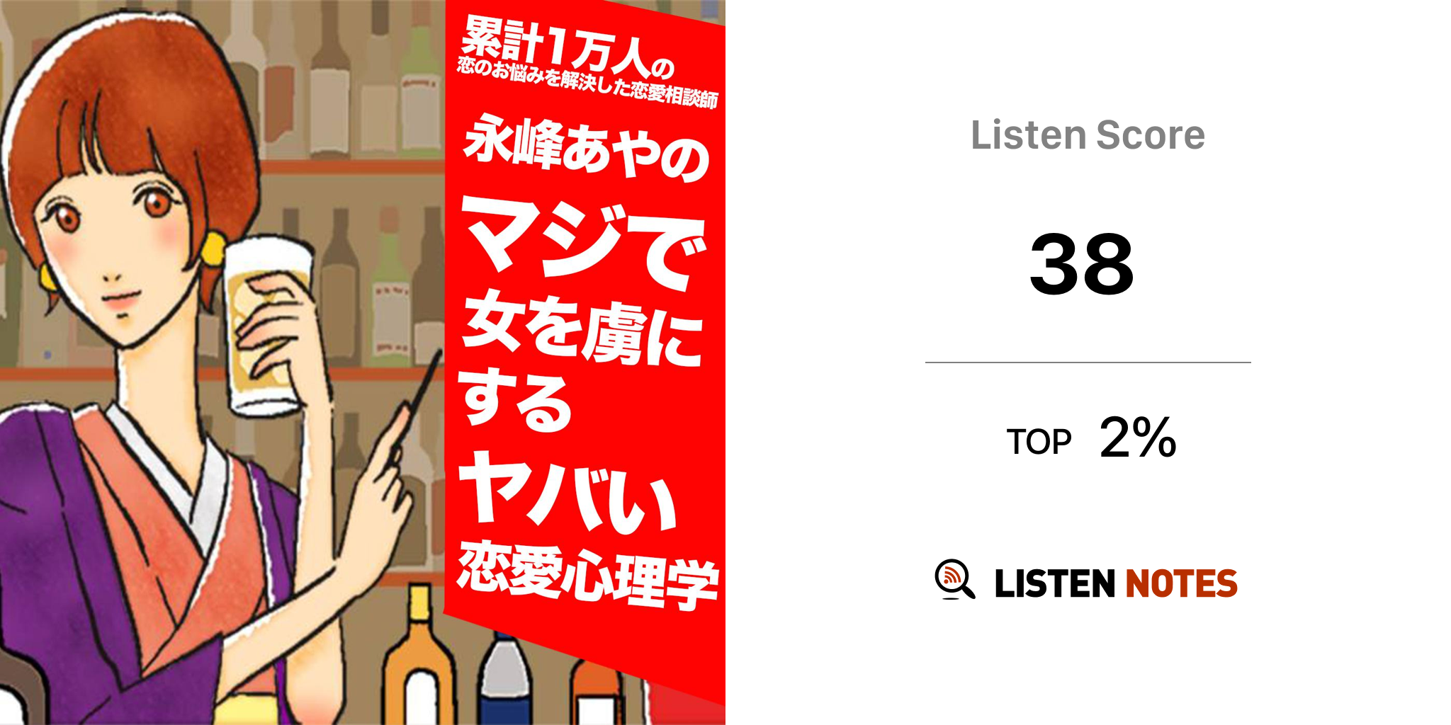 マジで女を虜にするヤバい恋愛心理学 Podcast 恋愛相談師永峰あや Listen Notes