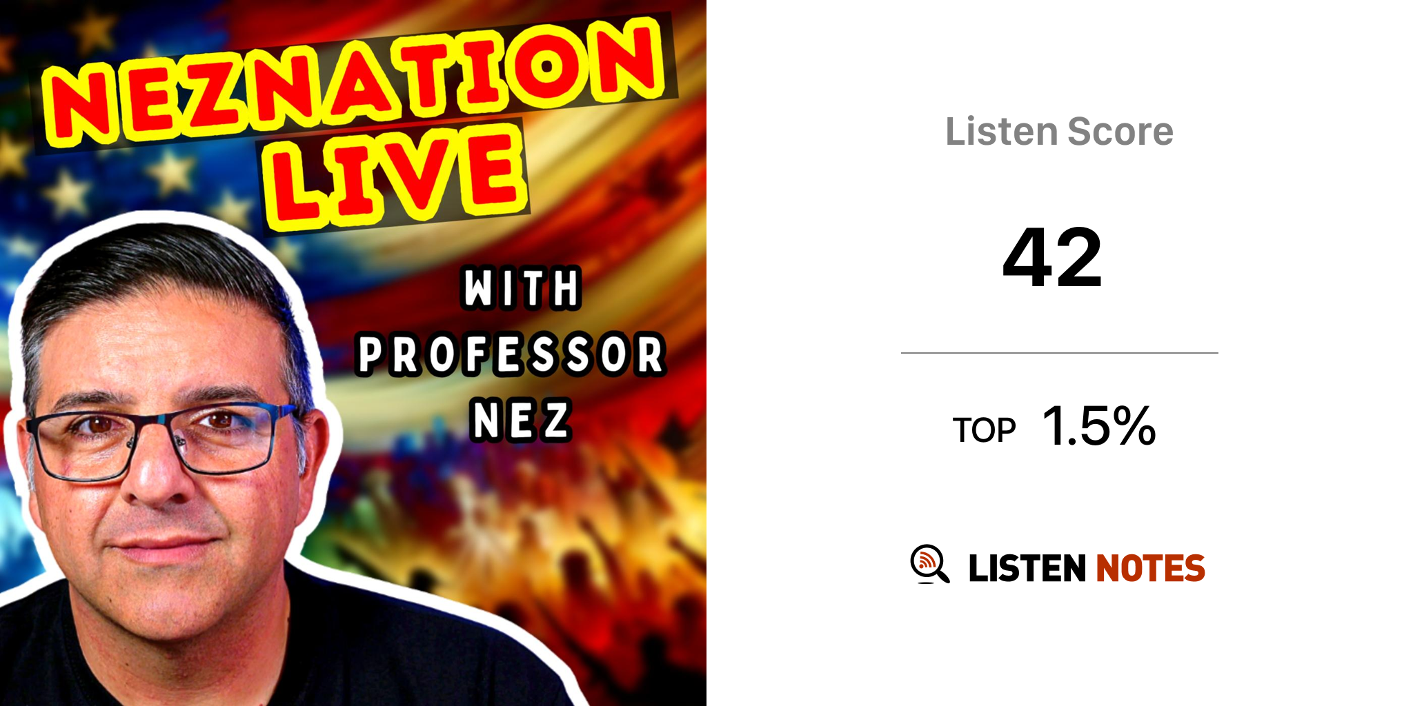 #NEZNATION LIVE with Professor Nez (podcast) - Professor Nez | Listen Notes