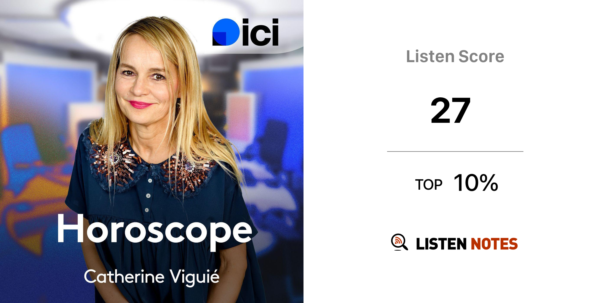 L'horoscope de Catherine Viguié (podcast) France Bleu Listen Notes