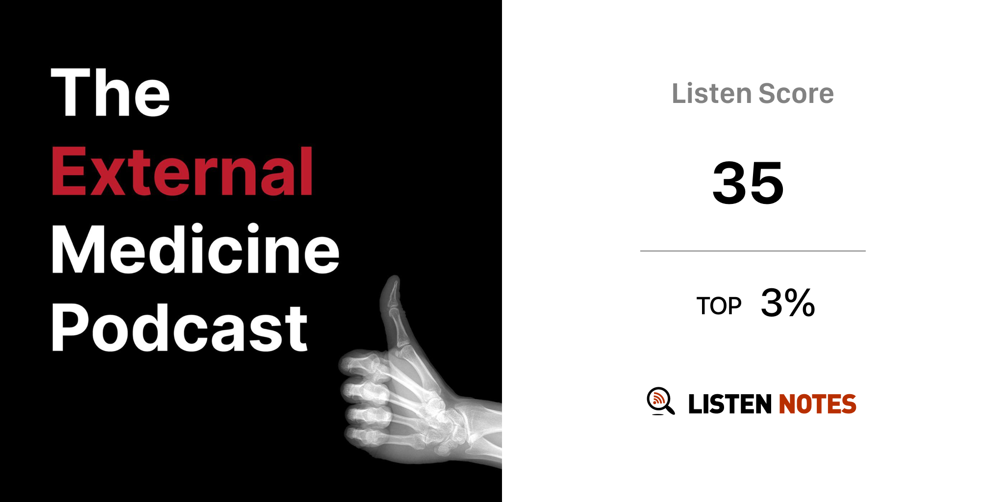 The External Medicine Podcast The External Medicine Podcast Listen