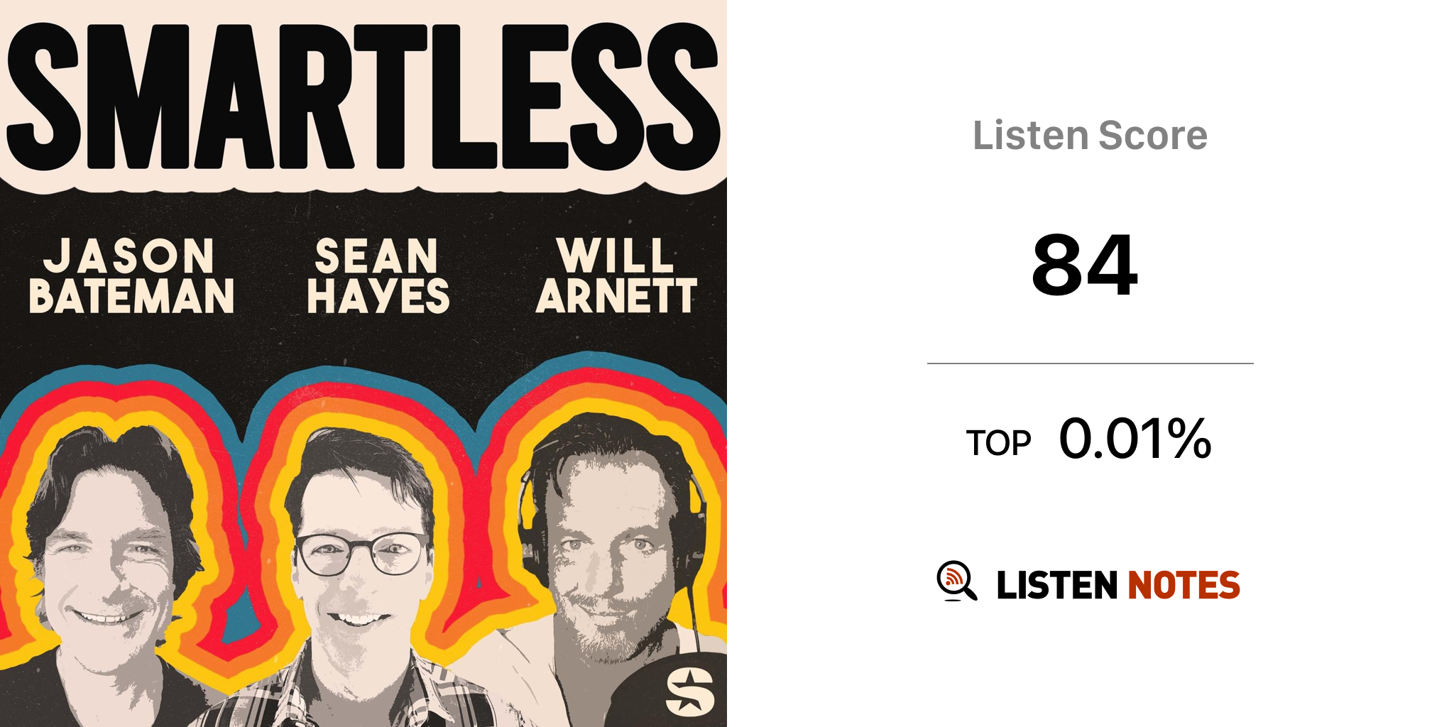 SmartLess (podcast) - Jason Bateman, Sean Hayes, Will Arnett | Listen Notes