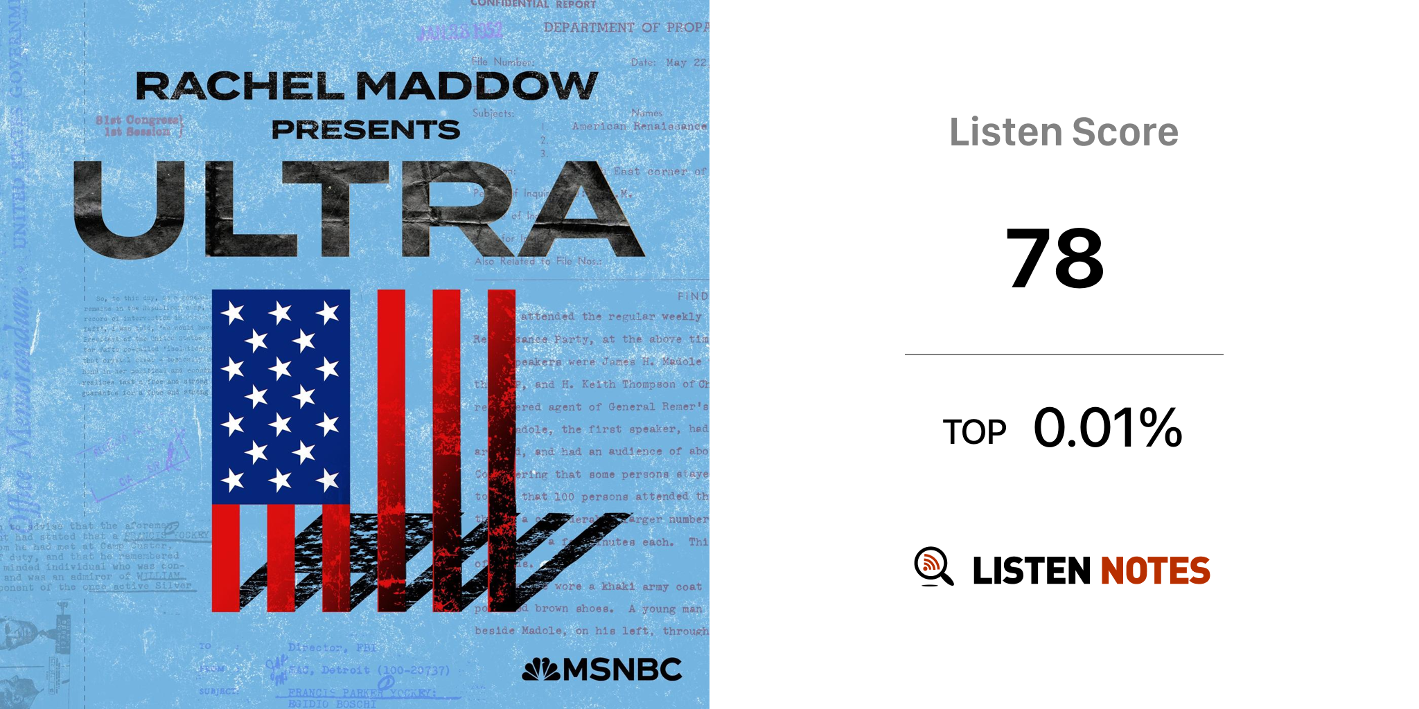 Rachel Maddow Presents: Ultra (podcast) - Rachel Maddow, MSNBC | Listen ...