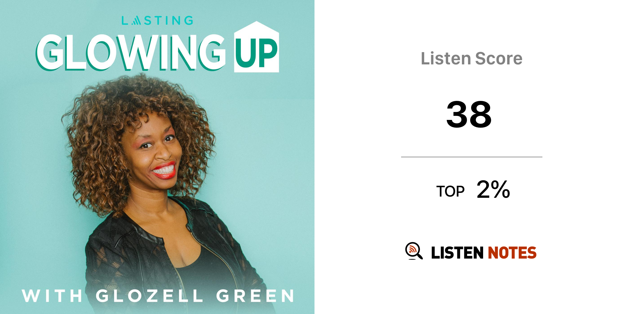 Glowing Up podcast GloZell Lasting Media Listen Notes