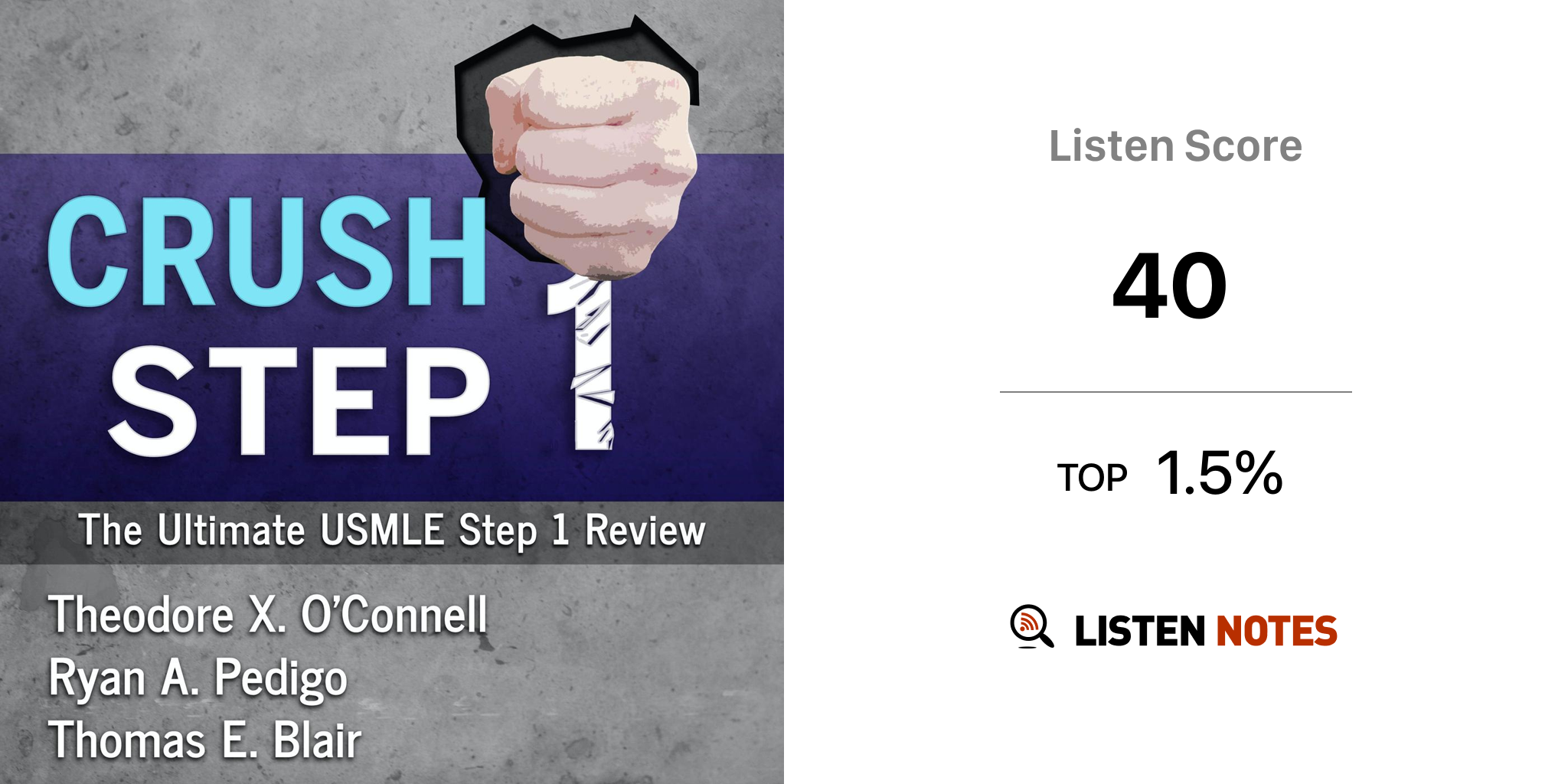 Crush Step 1 The Ultimate Usmle Step 1 Review Podcast Dr Ted Oconnell Listen Notes 0007