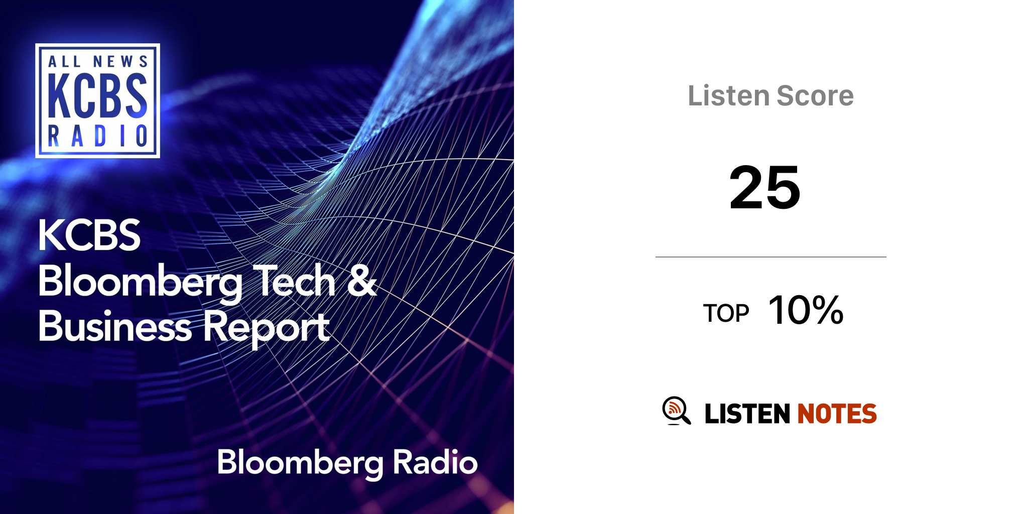 KCBS Bloomberg Tech and Business Report (podcast) - Audacy | Listen Notes