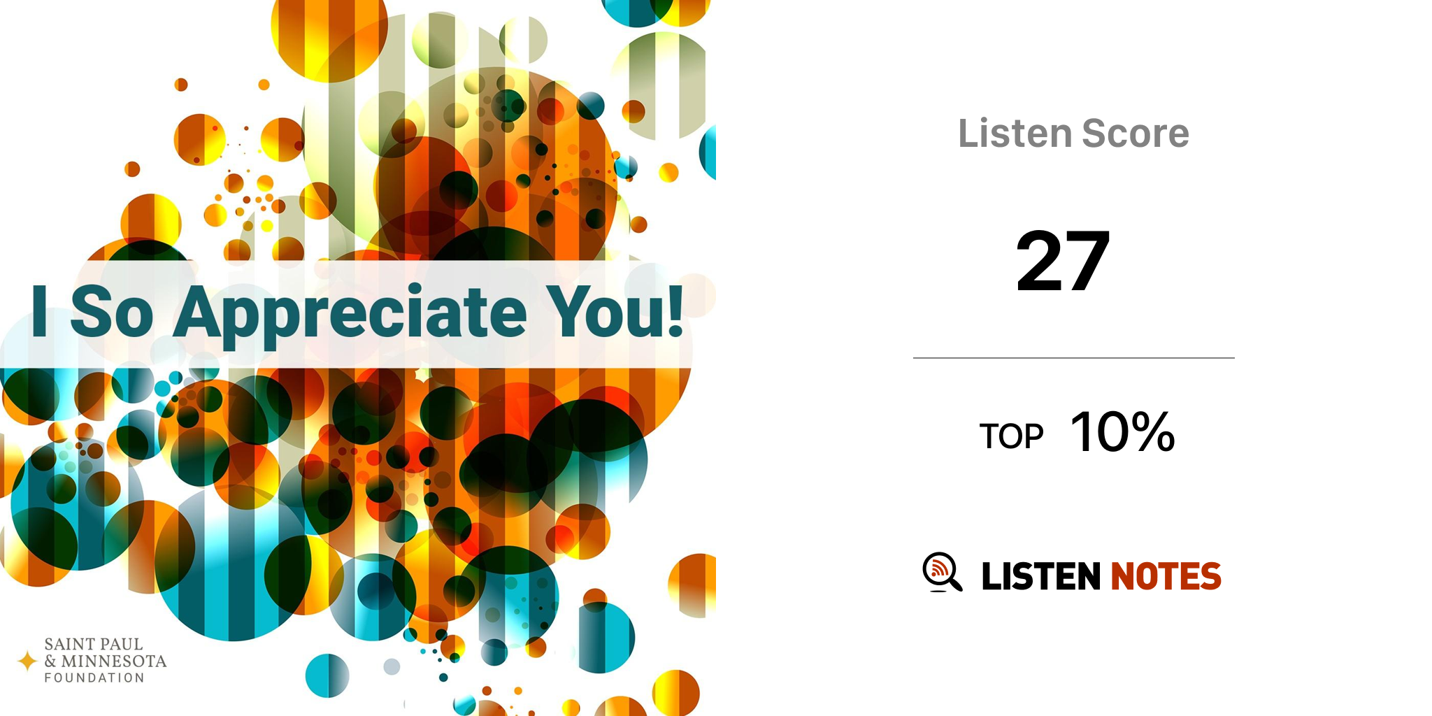 I So Appreciate You!  a podcast by Saint Paul & Minnesota Foundation